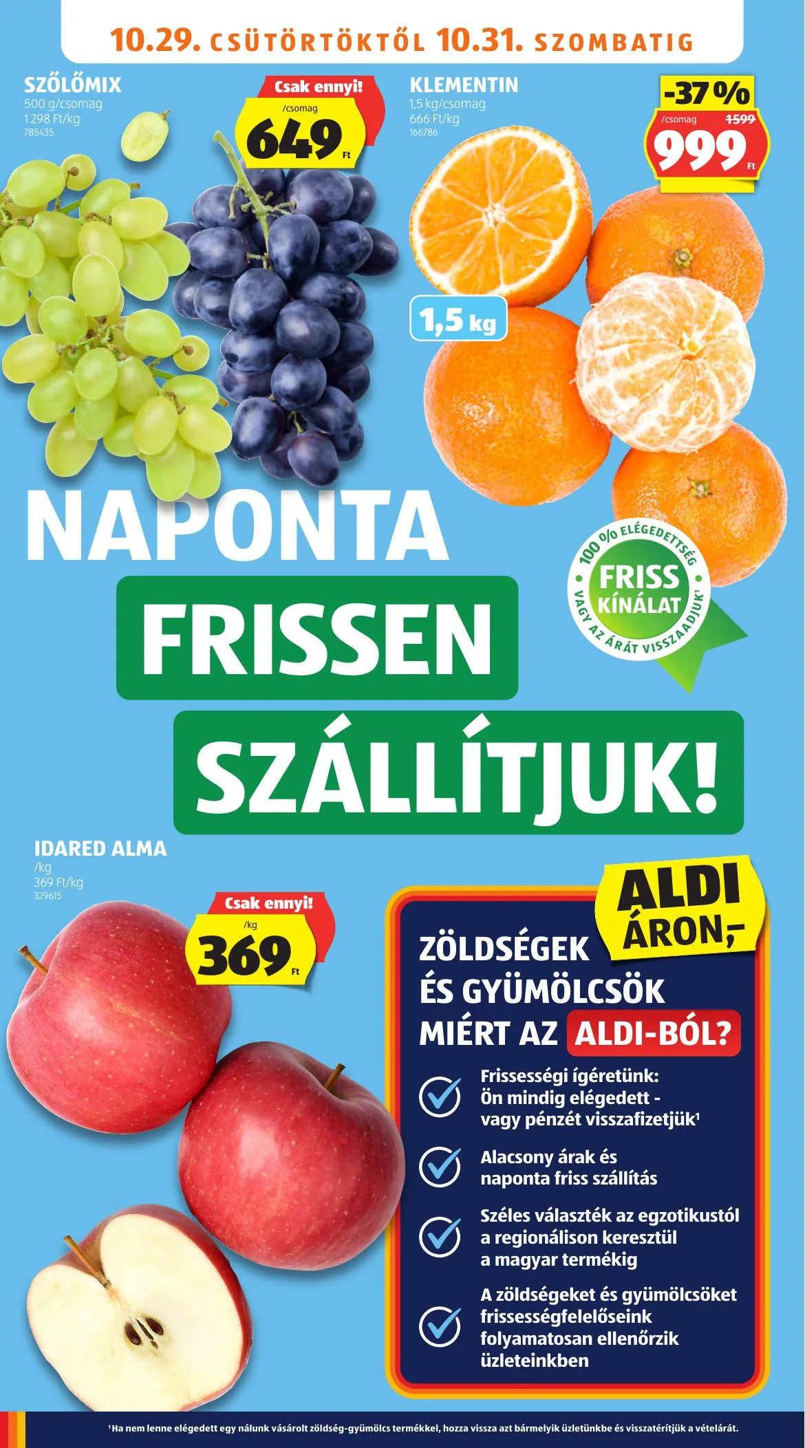 Aldi akciós újság 10.29–11.04 – 6. oldal