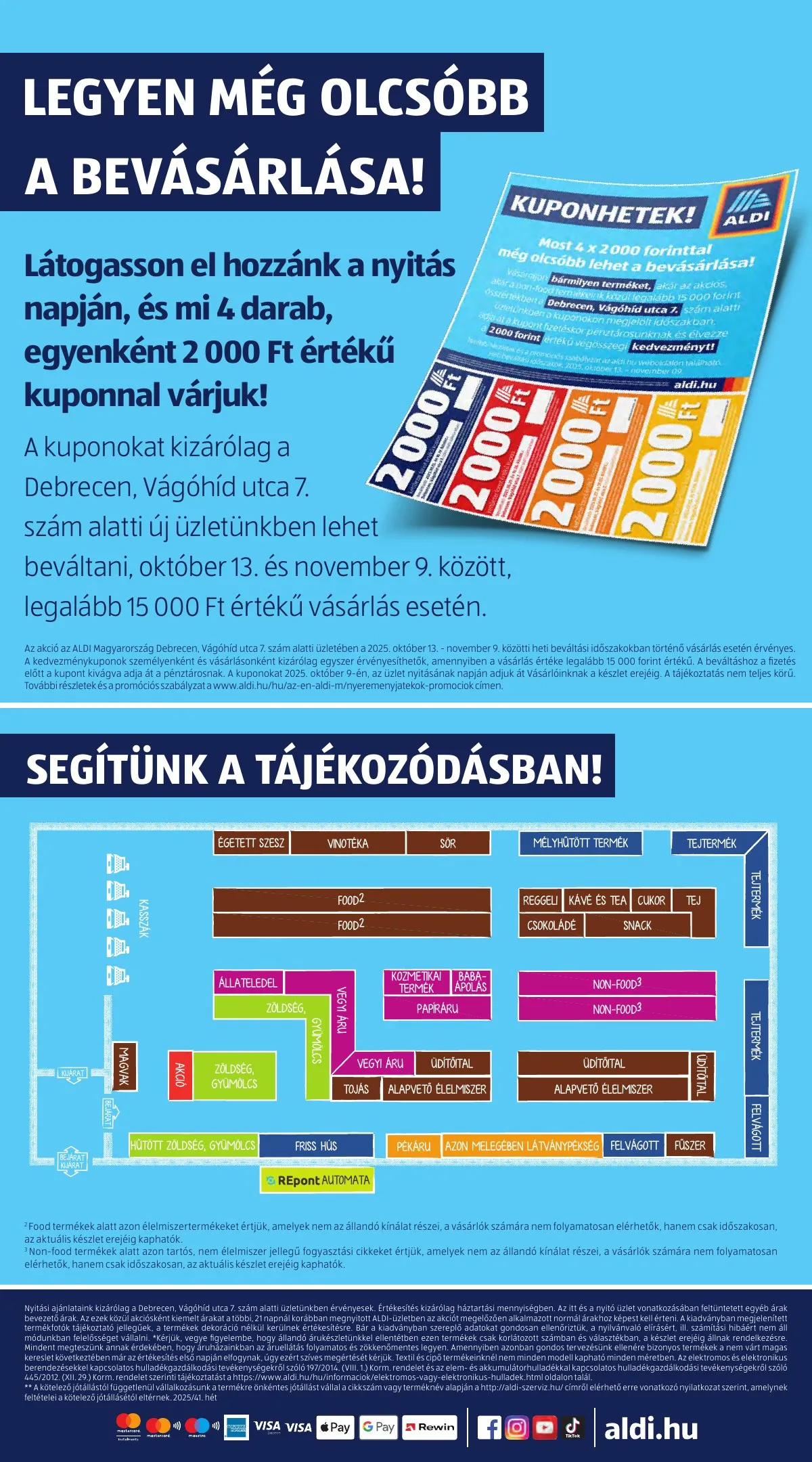 Aldi akciós újság Debrecen uzletnyitas 10.09–10.09 – 16. oldal