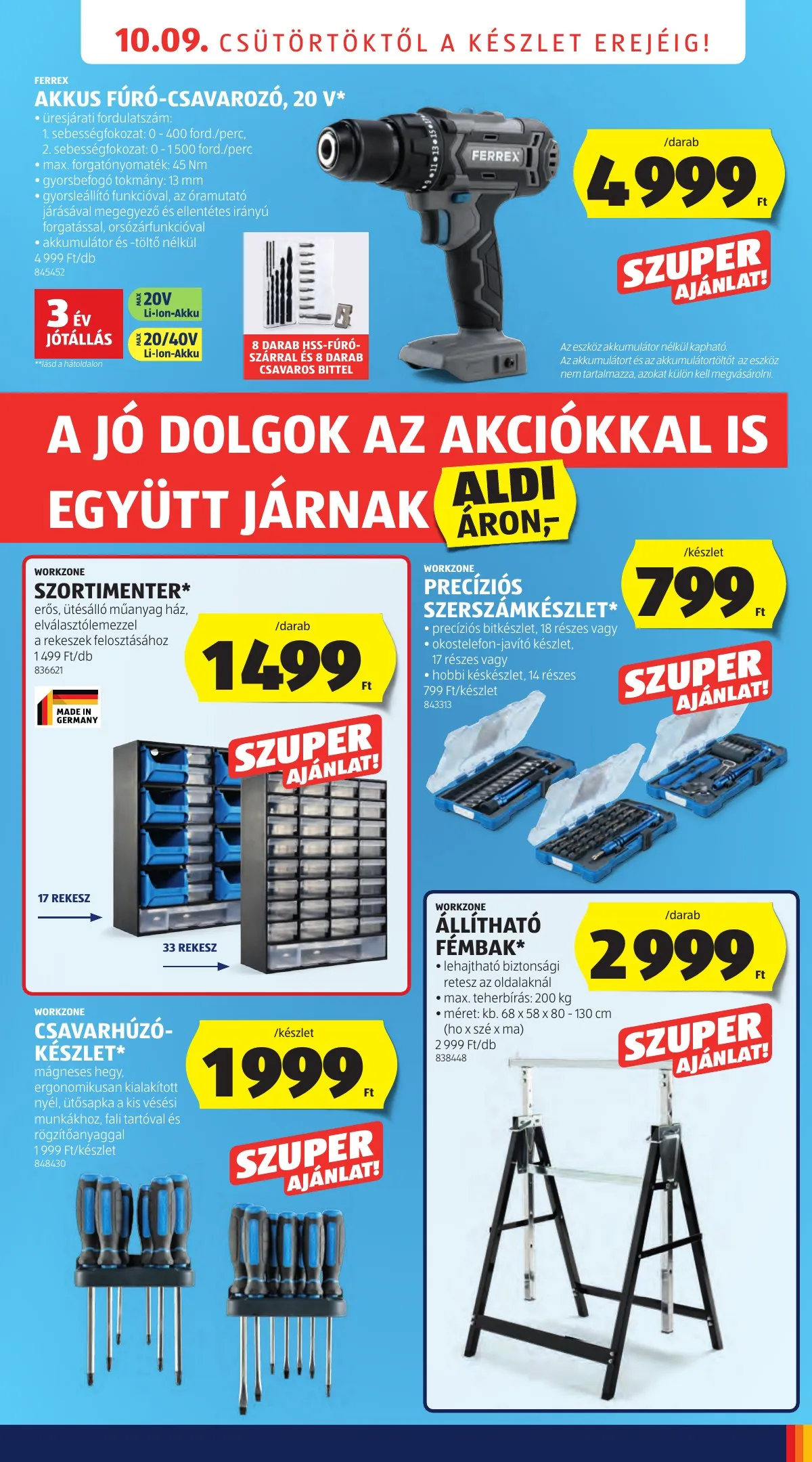Aldi akciós újság Debrecen uzletnyitas 10.09–10.09 – 9. oldal