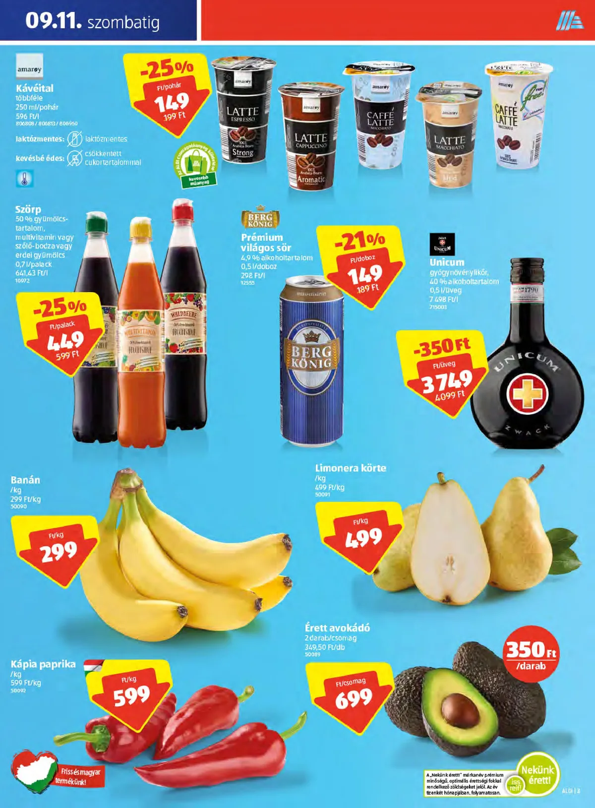 Aldi akciós újság Godollo 09.09–09.11 – 3. oldal
