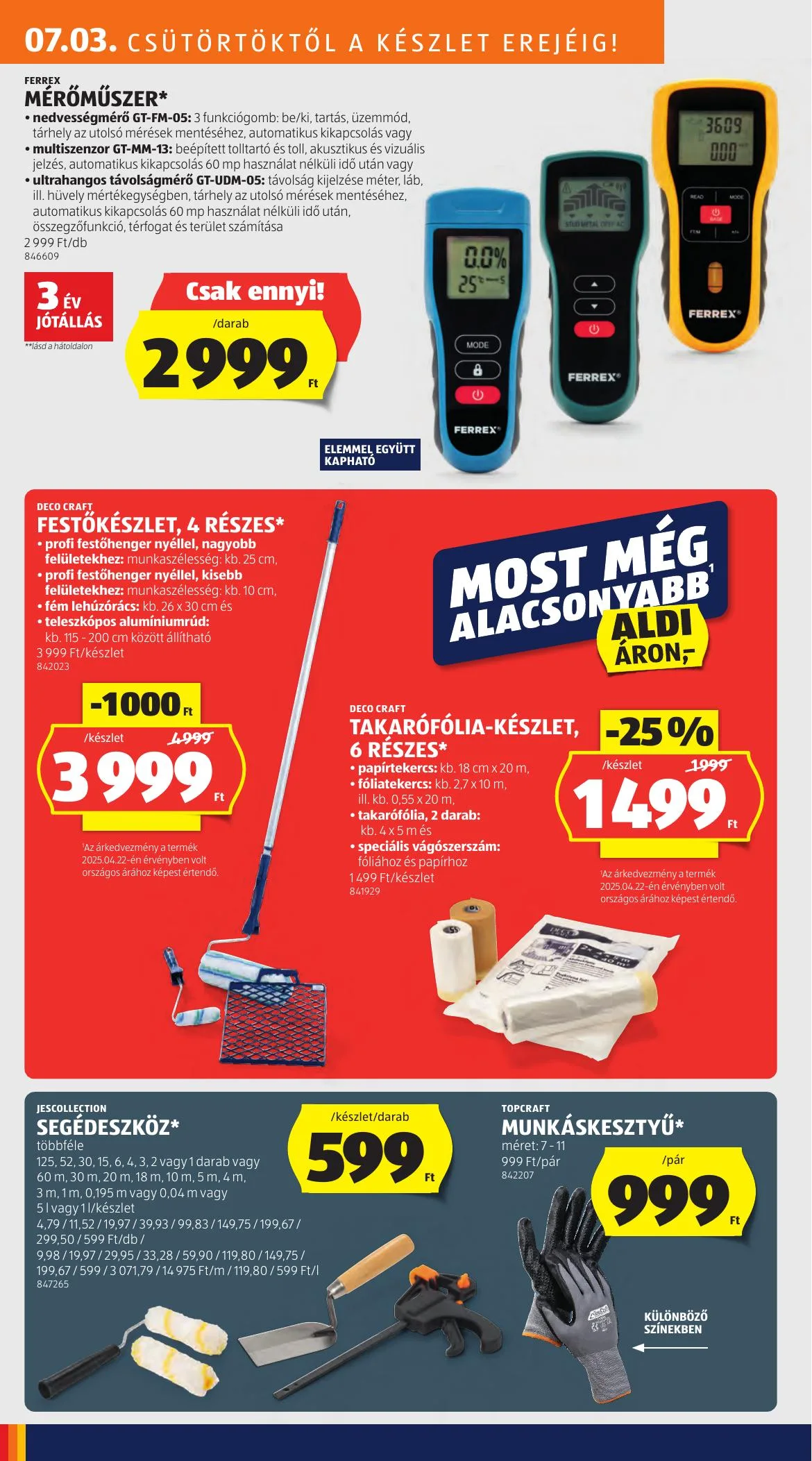 Aldi akciós újság Kozepso Sor 07.03–07.03 – 6. oldal