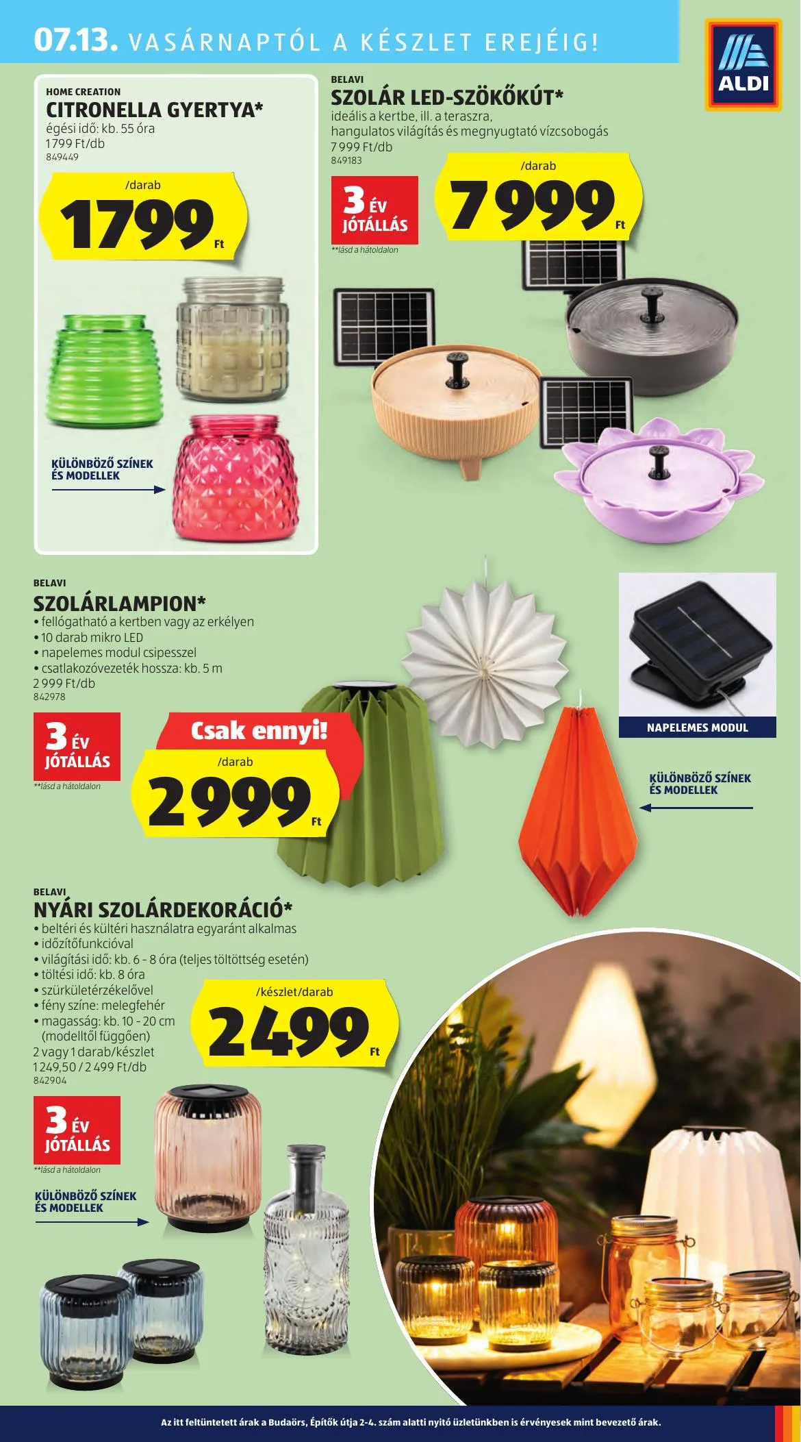 Aldi akciós újság Kozepso Sor 07.10–07.10 – 15. oldal