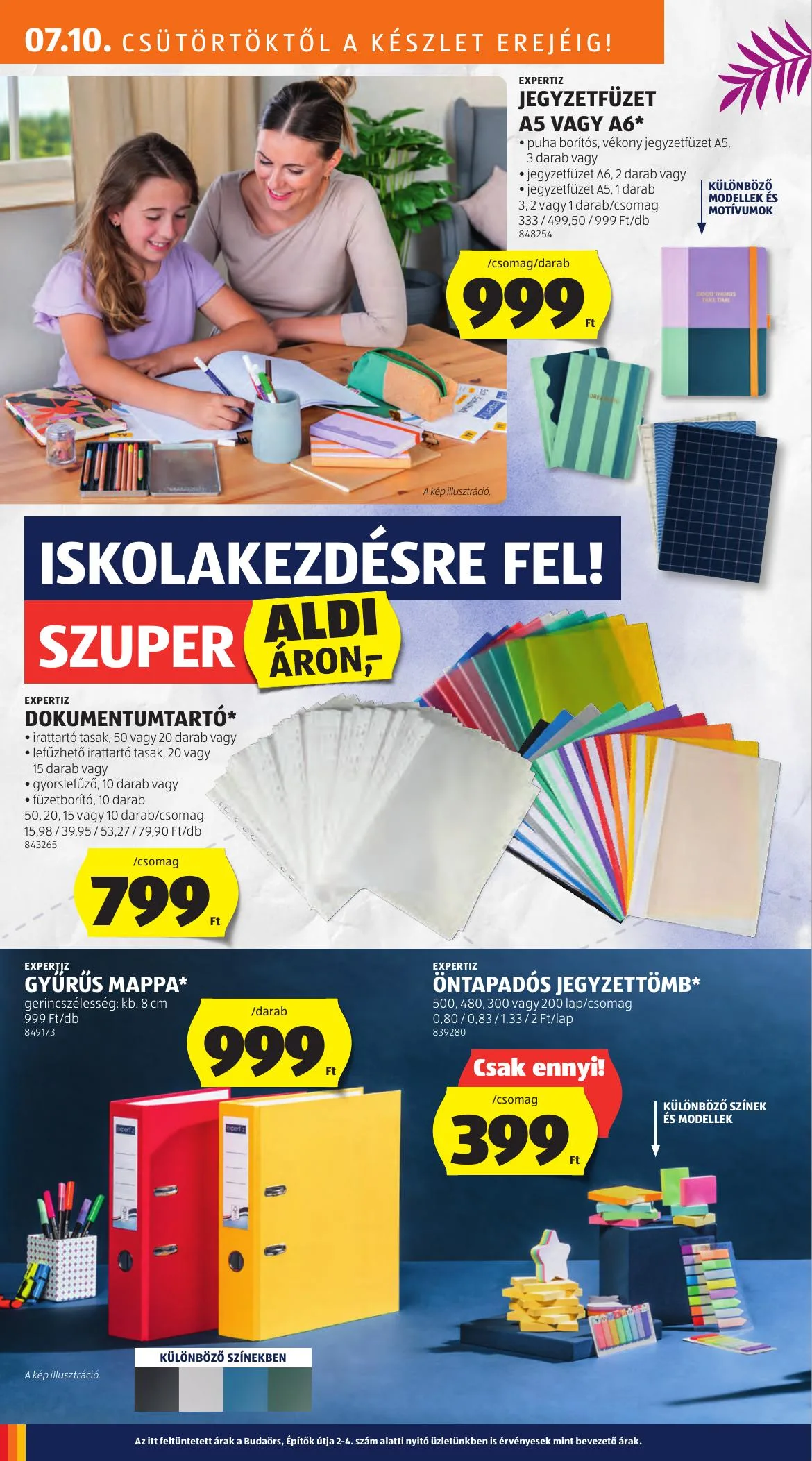 Aldi akciós újság Kozepso Sor 07.10–07.10 – 6. oldal