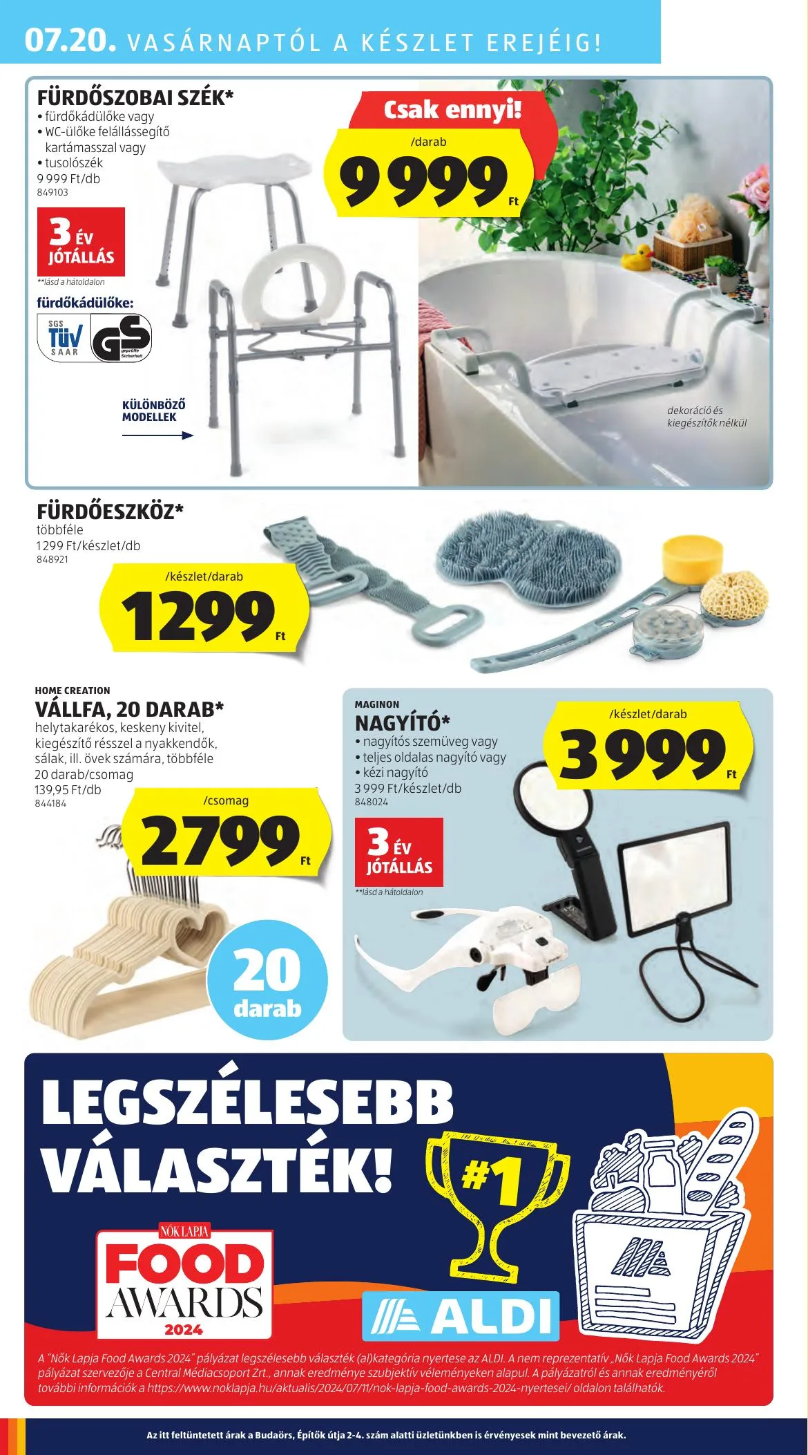 Aldi akciós újság Kozepso Sor 07.17–07.17 – 16. oldal