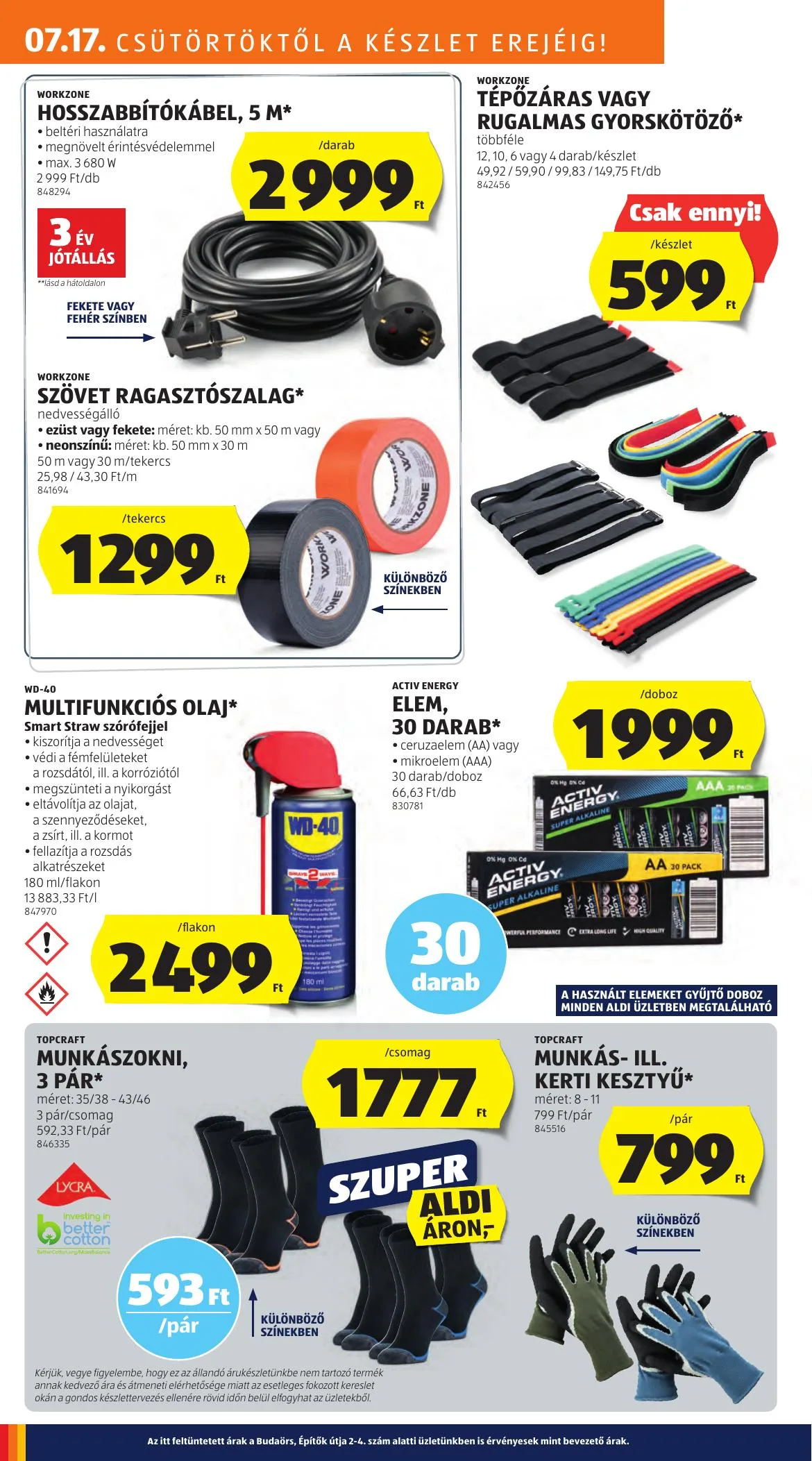 Aldi akciós újság Kozepso Sor 07.17–07.17 – 4. oldal