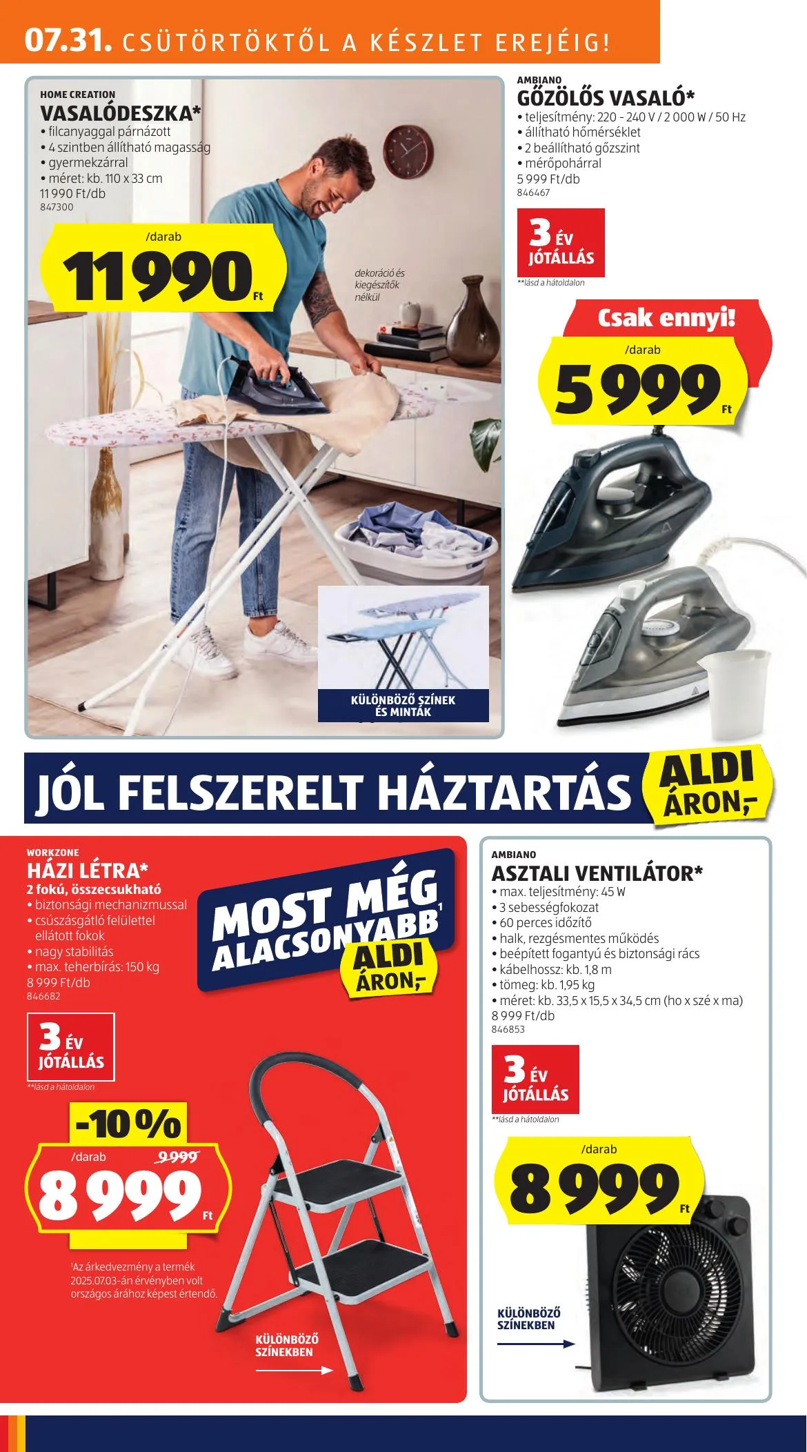 Aldi akciós újság Kozepso Sor 07.31–08.06 – 4. oldal