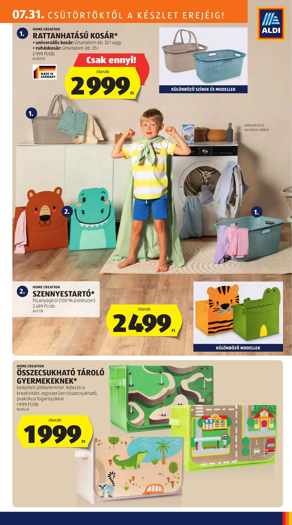 Aldi akciós újság Kozepso Sor 07.31–08.06 – 5. oldal