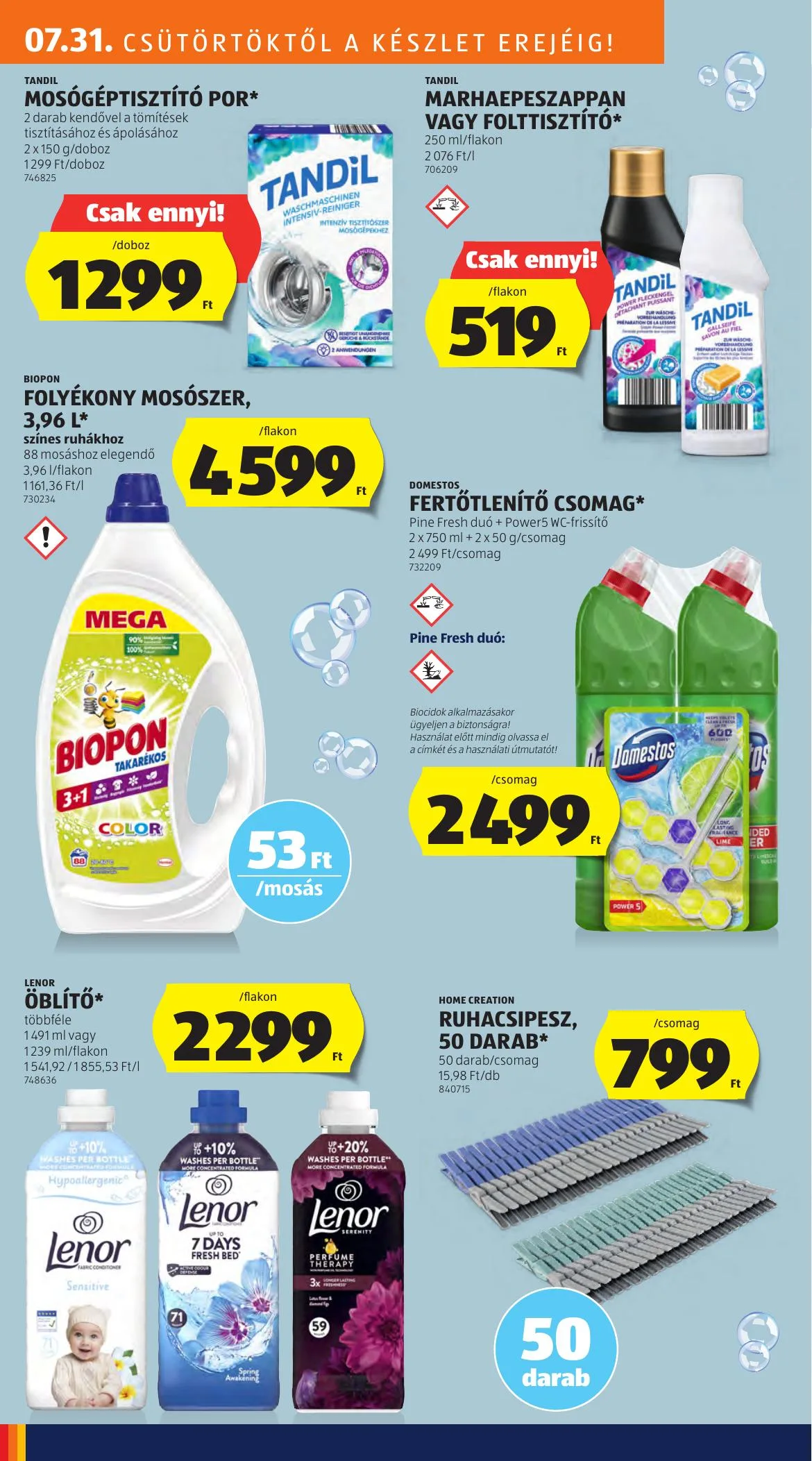 Aldi akciós újság Kozepso Sor 07.31–08.06 – 6. oldal
