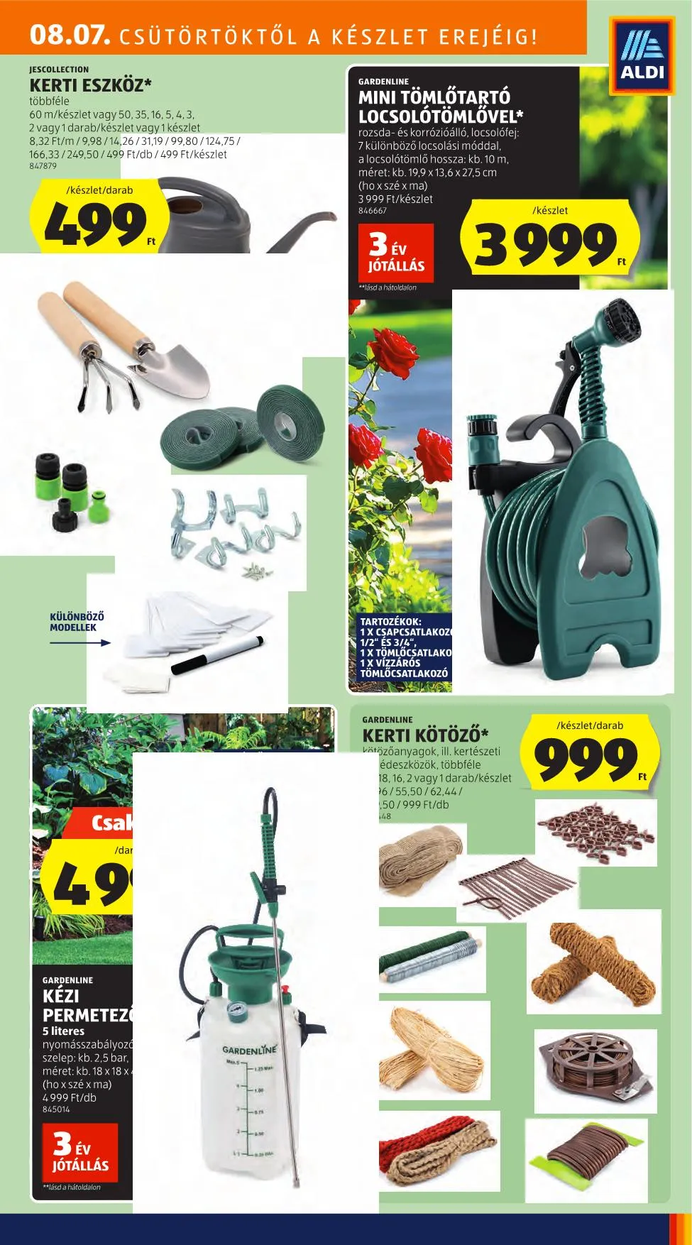 Aldi akciós újság Kozepso sor 08.07–08.13 – 5. oldal