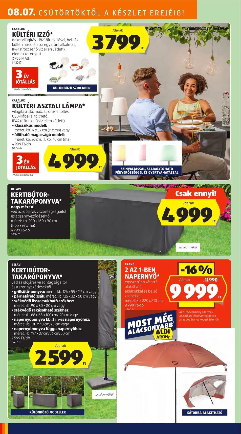 Aldi akciós újság Kozepso sor 08.07–08.13 – 6. oldal