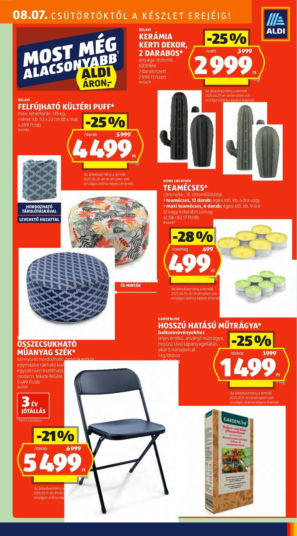 Aldi akciós újság Kozepso sor 08.07–08.13 – 7. oldal