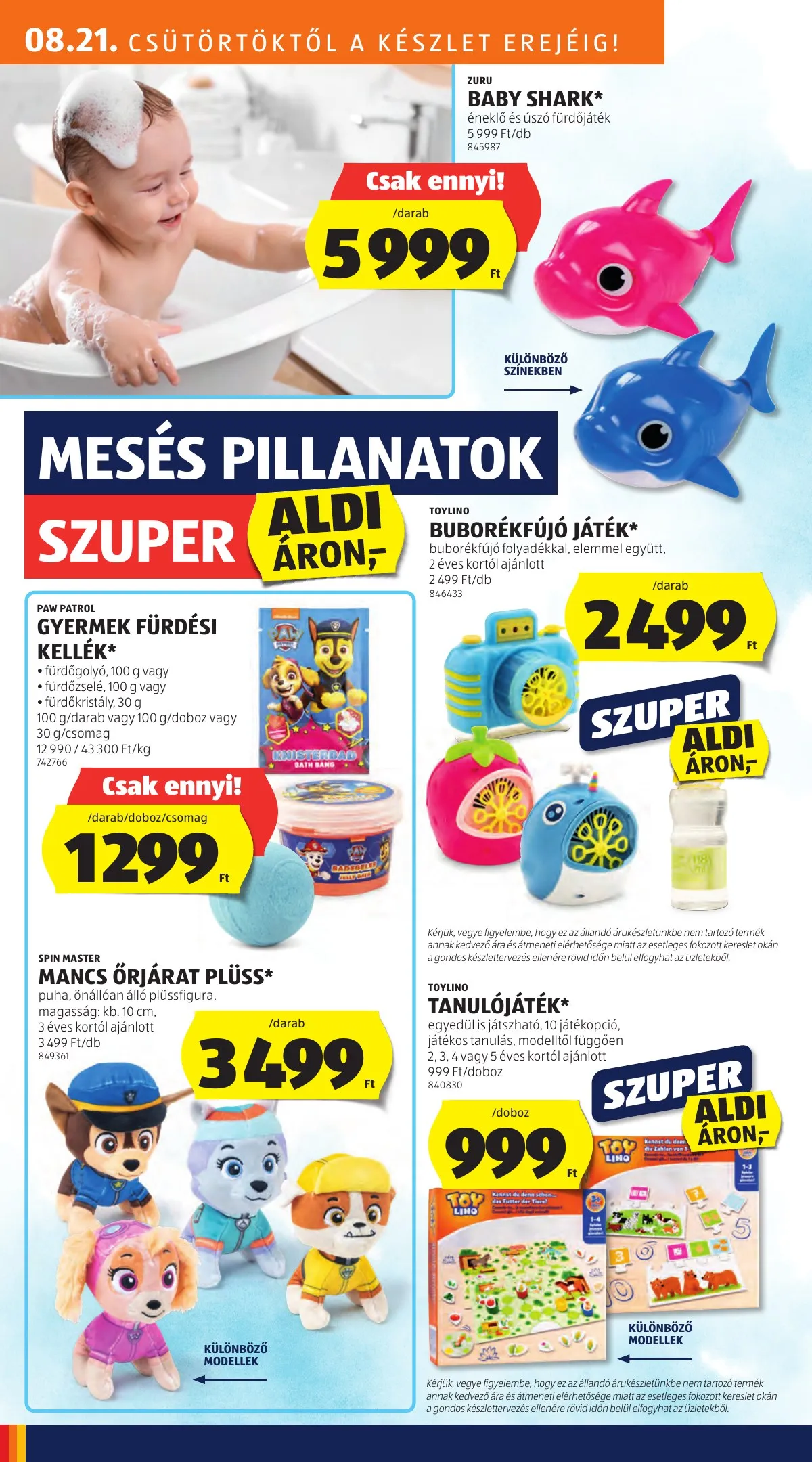 Aldi akciós újság Kozepso sor 08.21–08.21 – 4. oldal