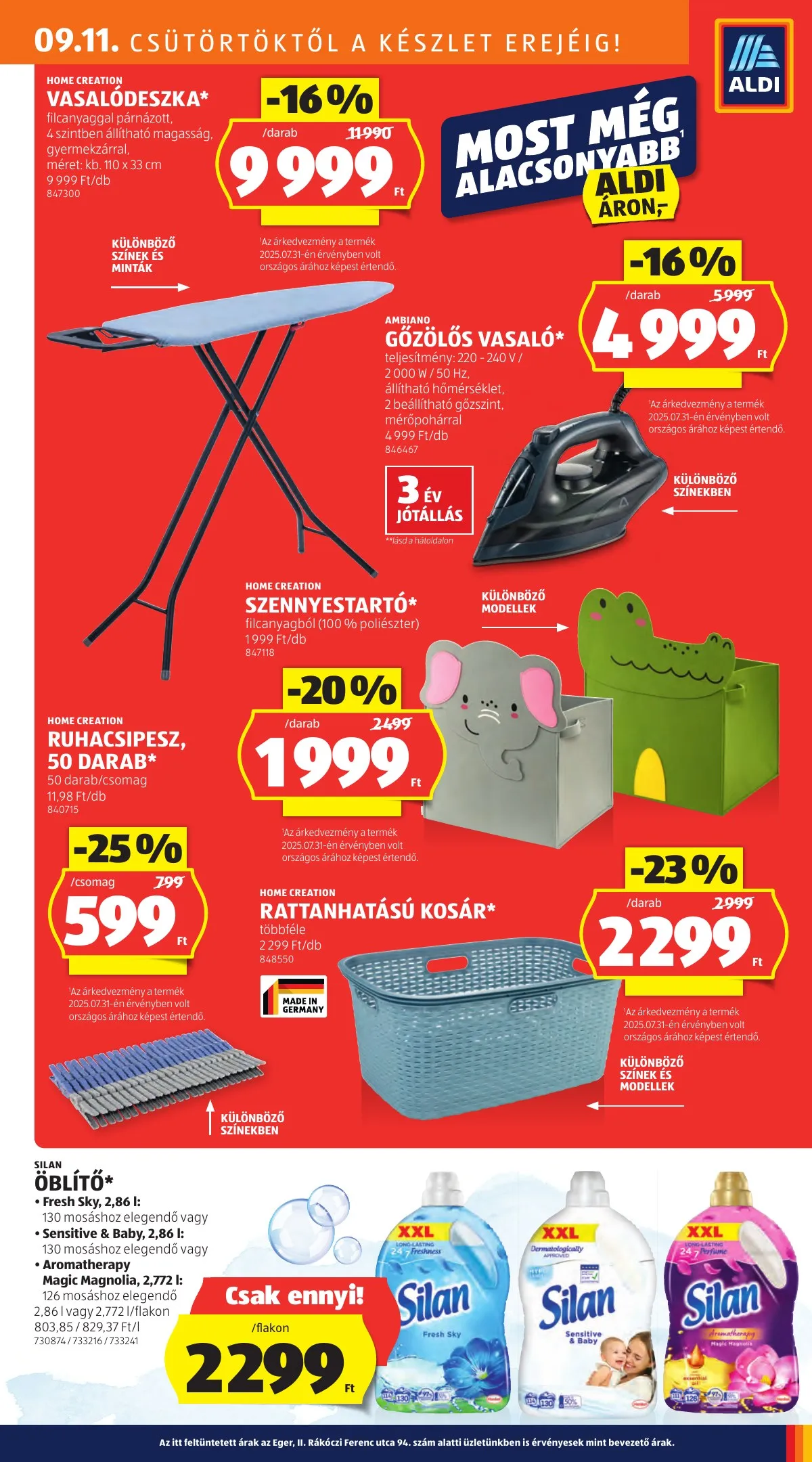 Aldi akciós újság Kozepso sor 09.11–09.11 – 3. oldal