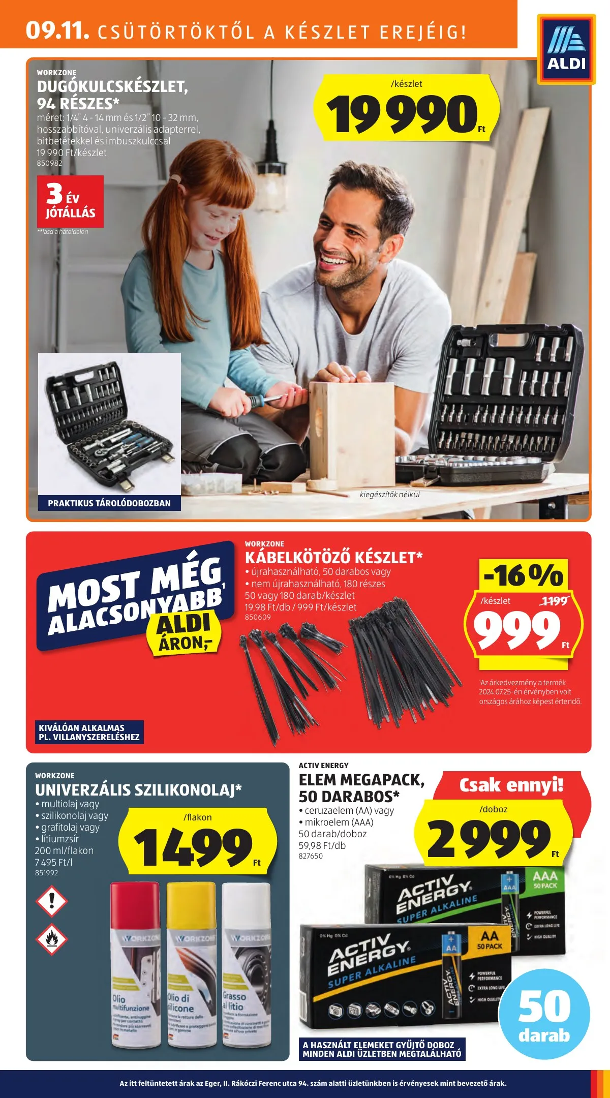 Aldi akciós újság Kozepso sor 09.11–09.11 – 5. oldal