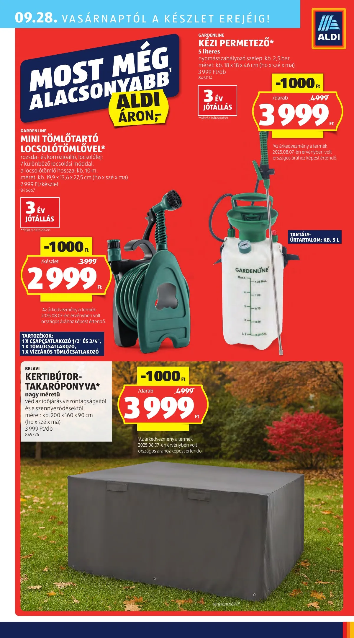 Aldi akciós újság Kozepso sor 09.25–09.25 – 15. oldal