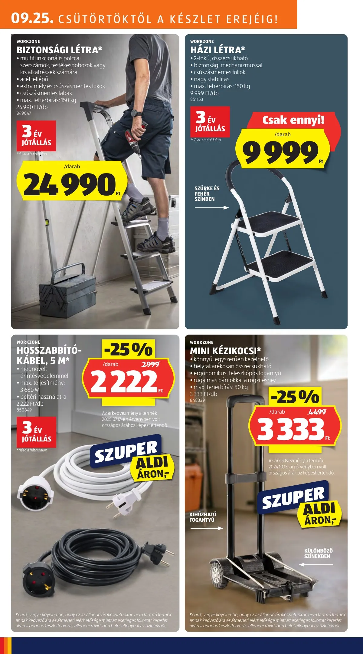 Aldi akciós újság Kozepso sor 09.25–09.25 – 6. oldal