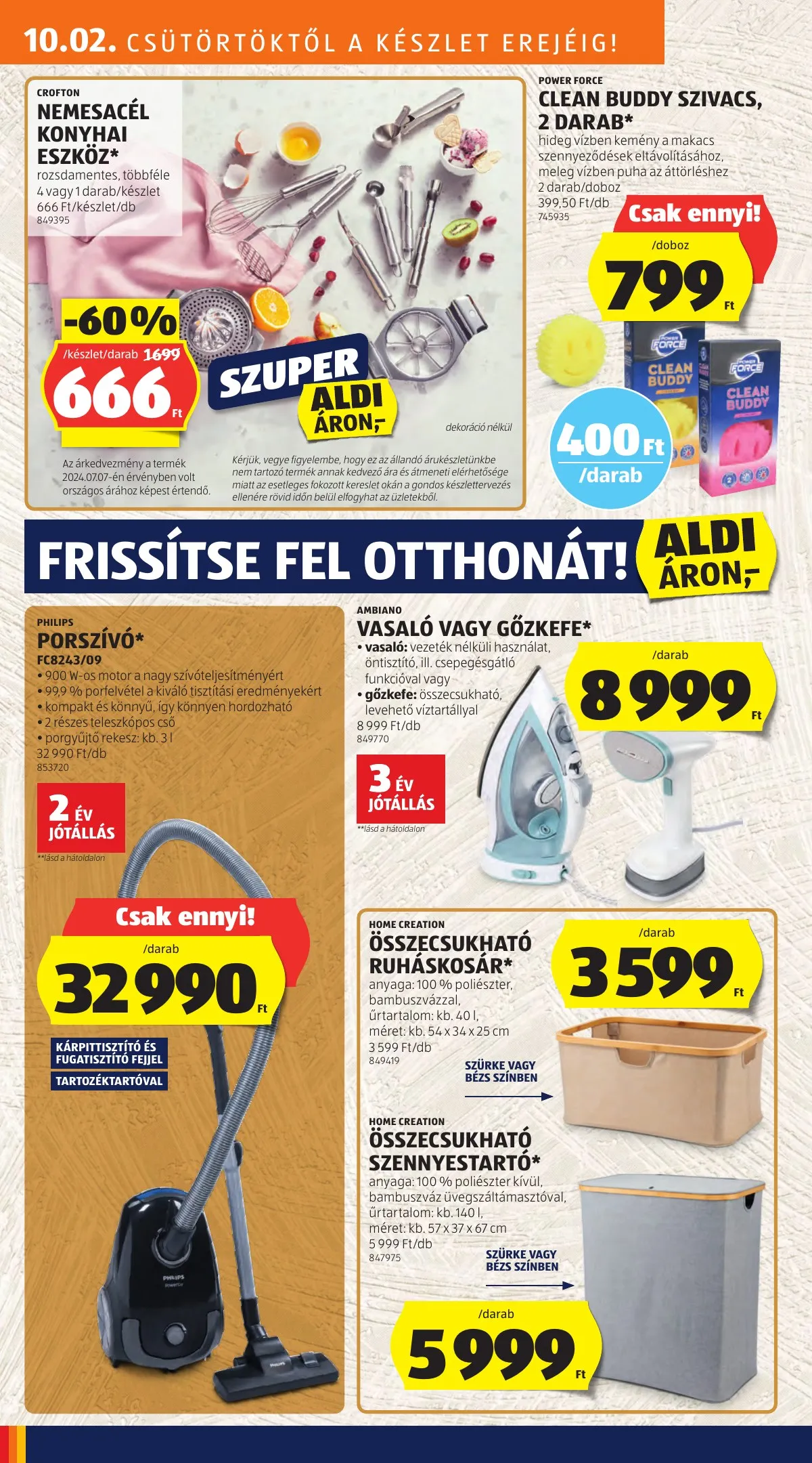Aldi akciós újság Kozepso sor 10.02–10.02 – 4. oldal