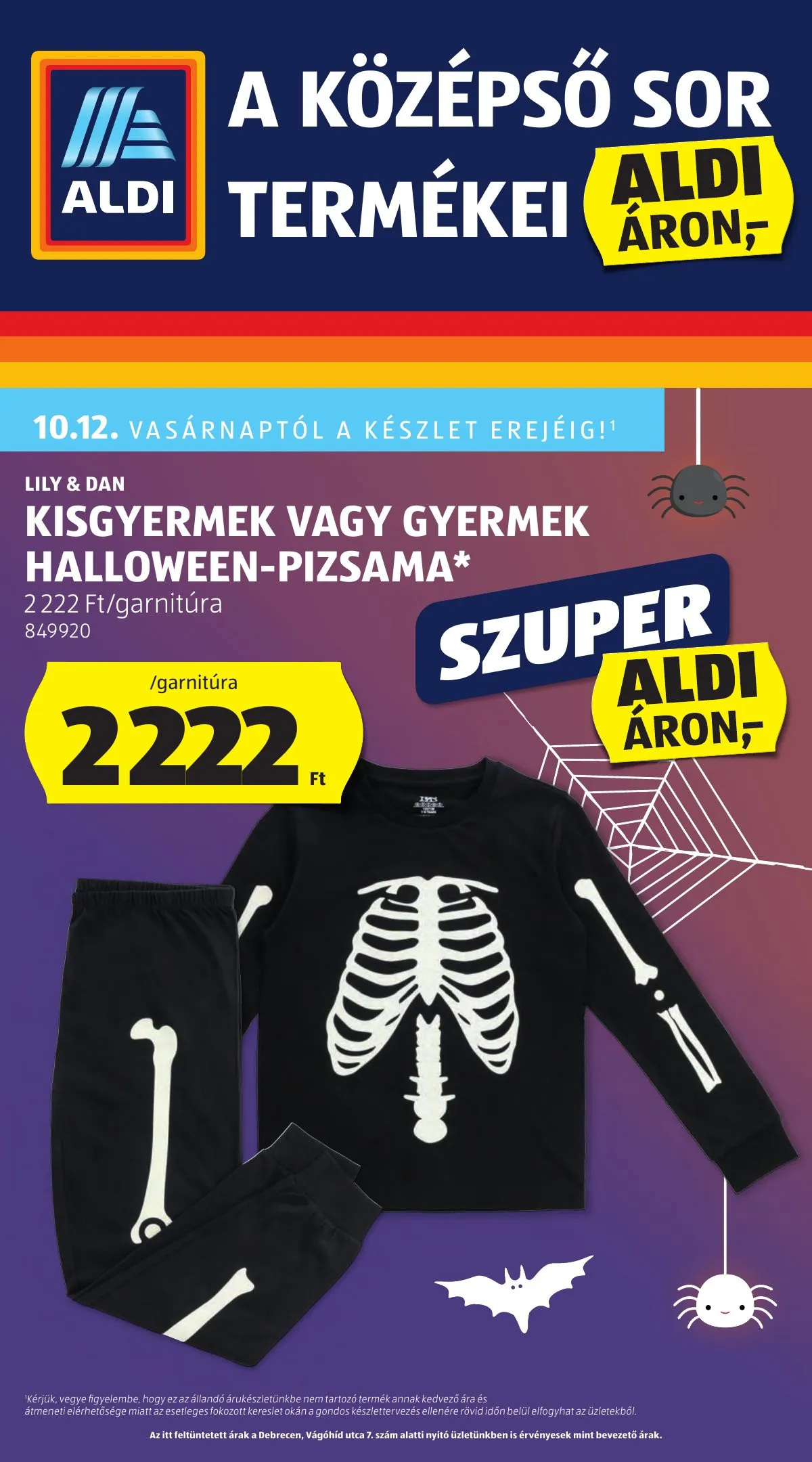 Aldi akciós újság Kozepso sor 10.09–10.09