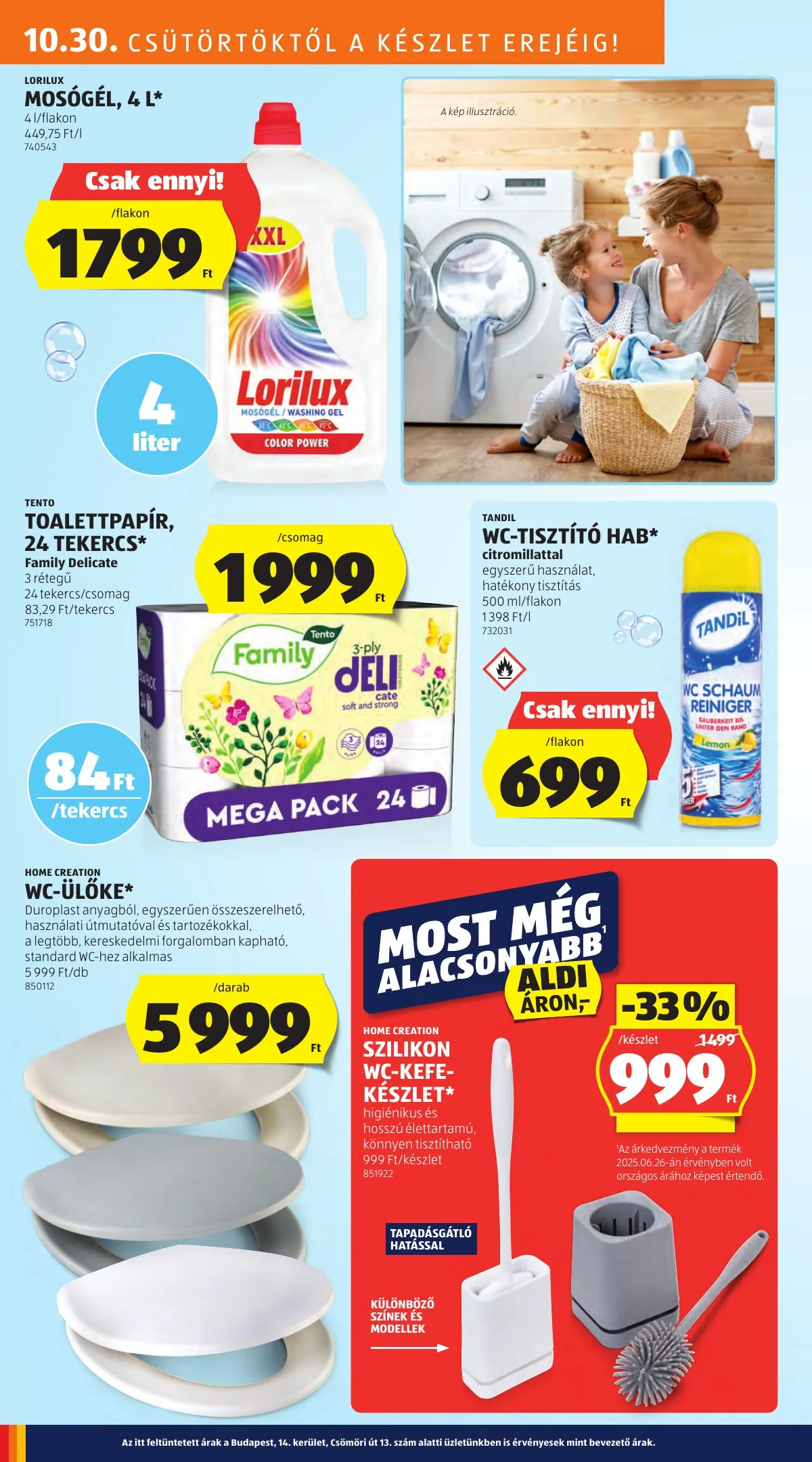 Aldi akciós újság Kozepso sor 10.30–10.30 – 6. oldal