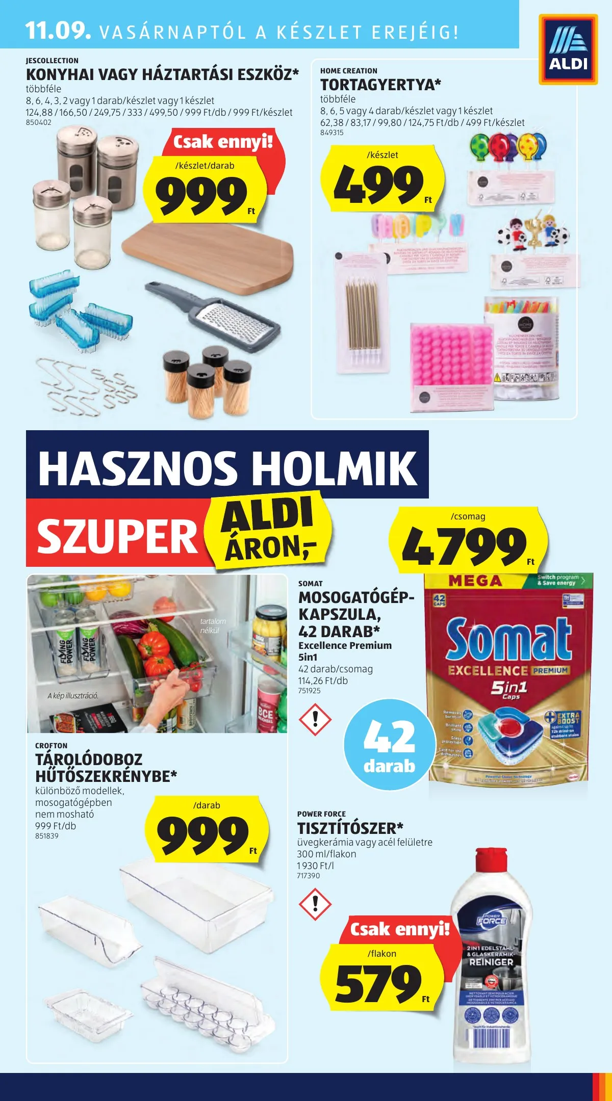 Aldi akciós újság Kozepso sor 11.06–11.06 – 11. oldal