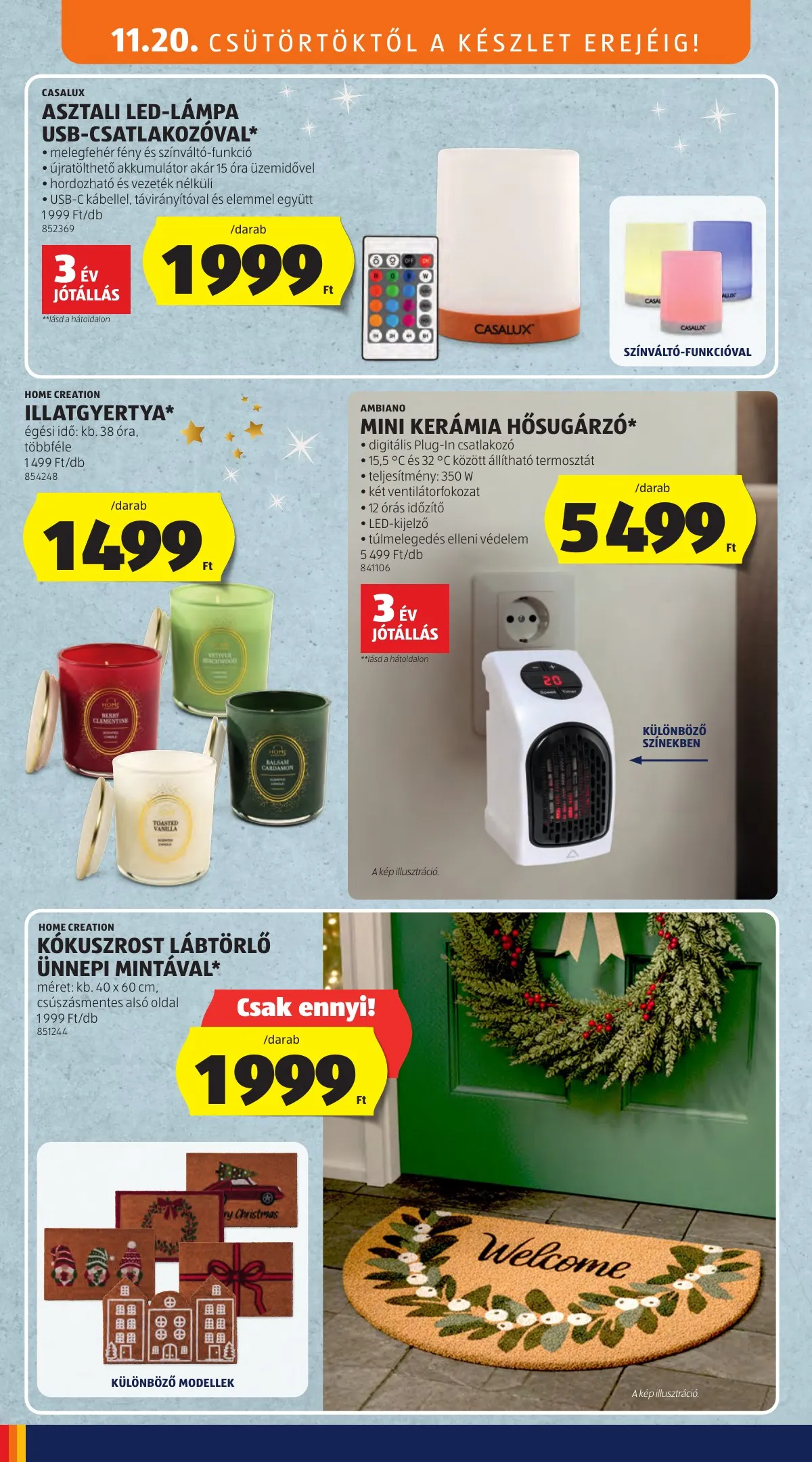 Aldi akciós újság Kozepso sor 11.20–11.20 – 6. oldal