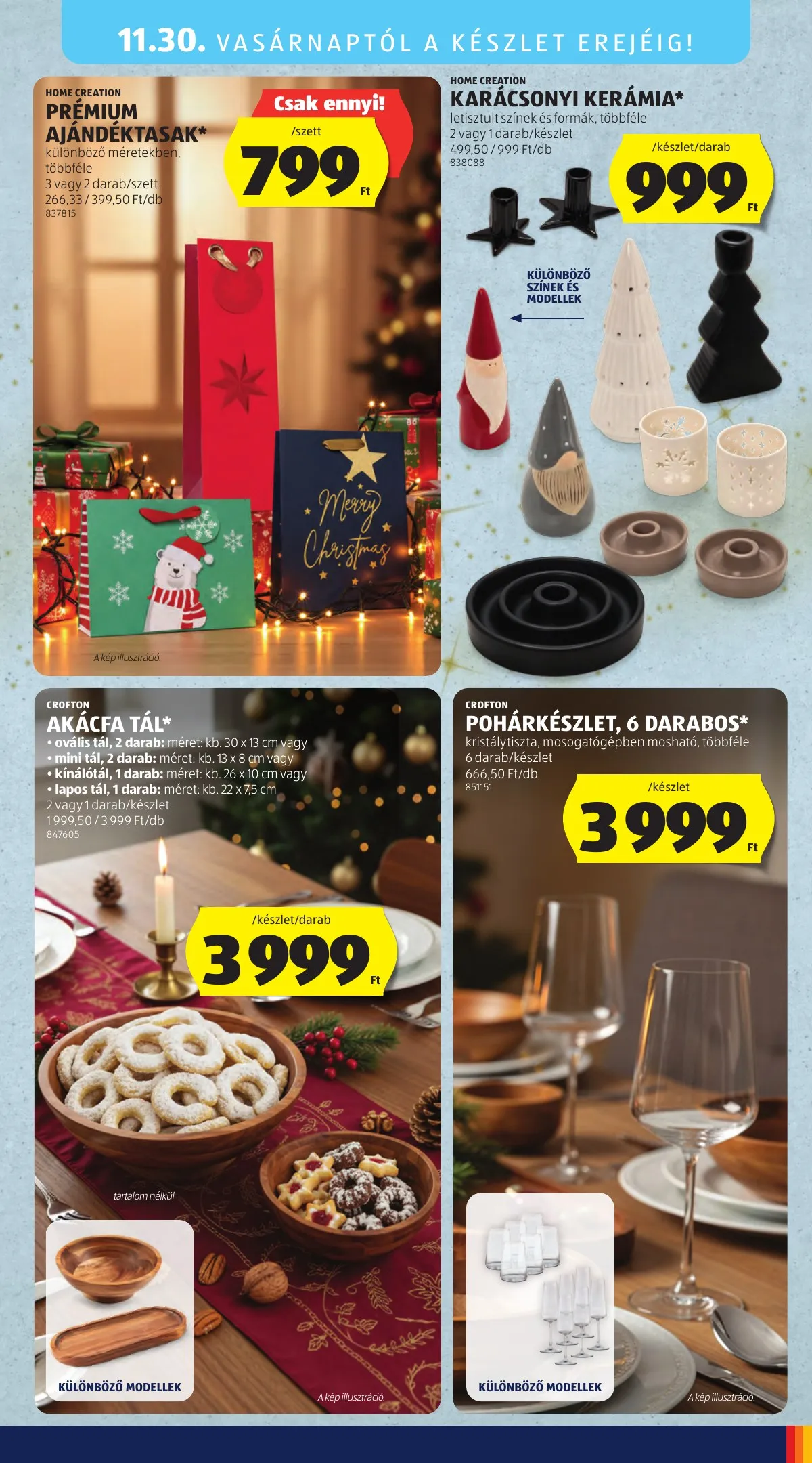 Aldi akciós újság Kozepso sor 11.27–11.27 – 23. oldal