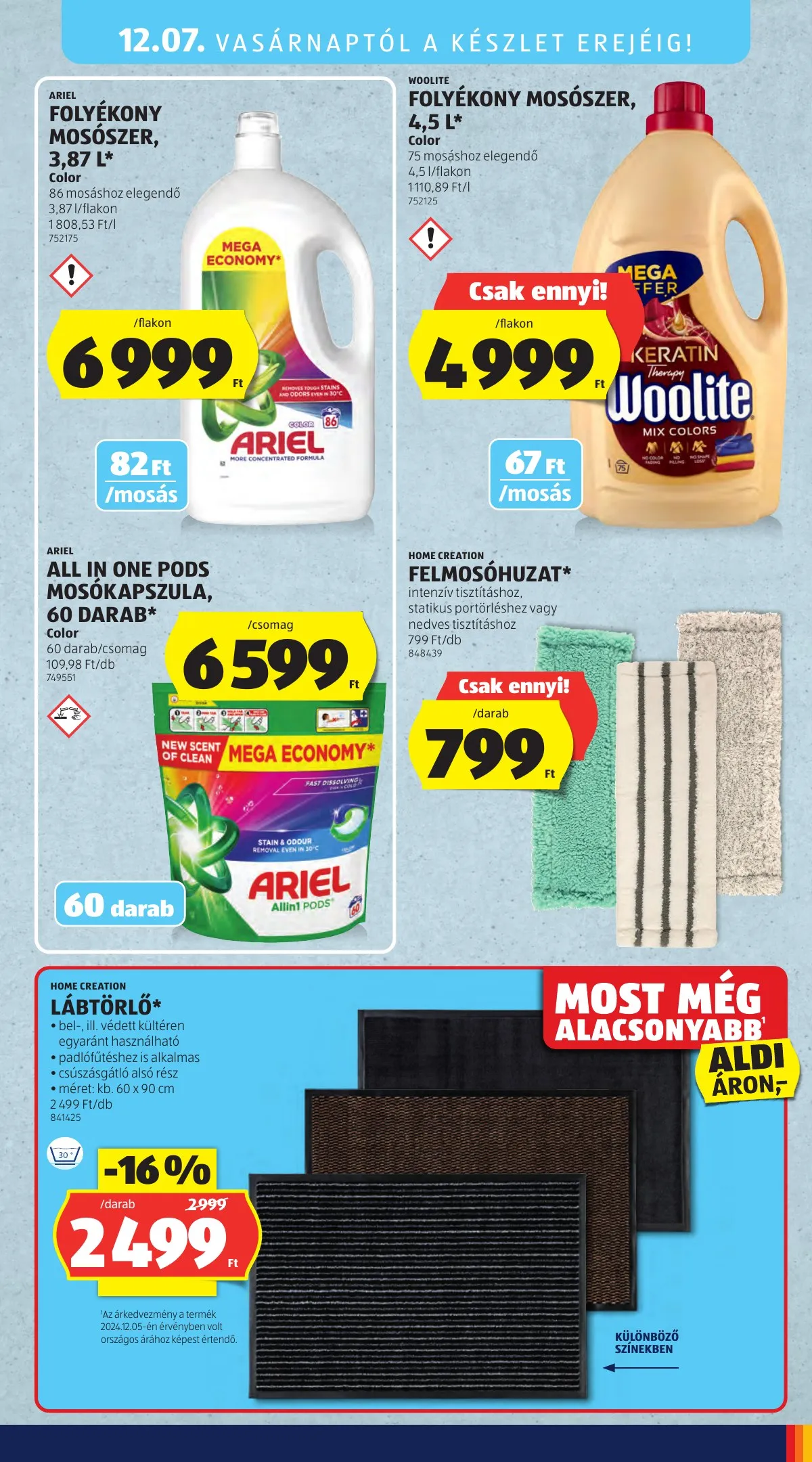 Aldi akciós újság Kozepso sor 12.04–12.04 – 19. oldal