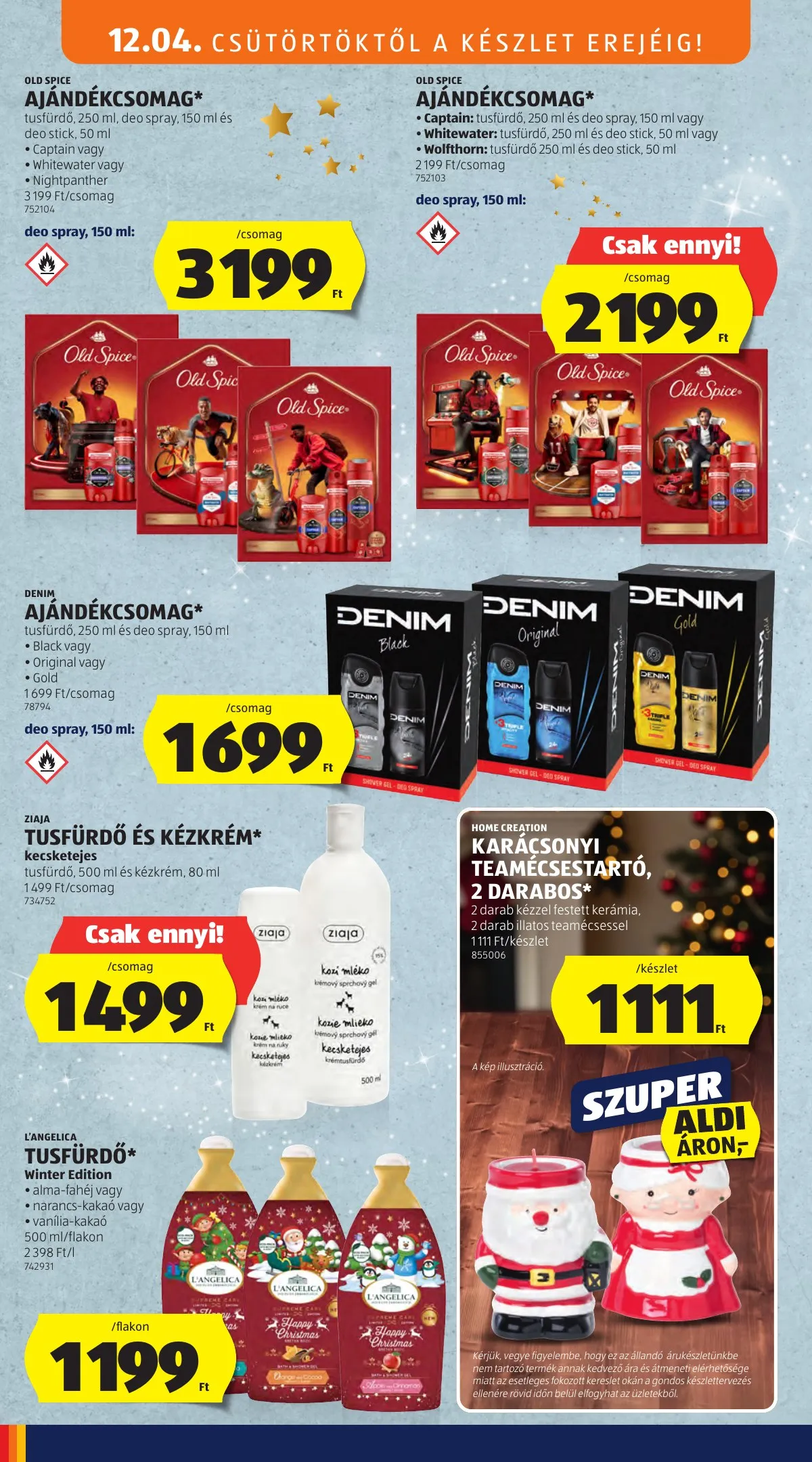 Aldi akciós újság Kozepso sor 12.04–12.04 – 4. oldal