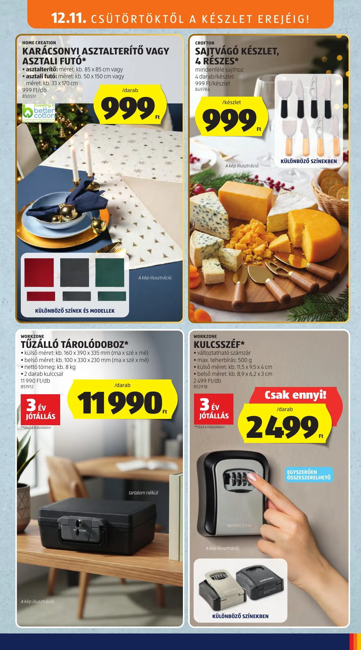 Aldi akciós újság Kozepso sor 12.11–12.11 – 7. oldal