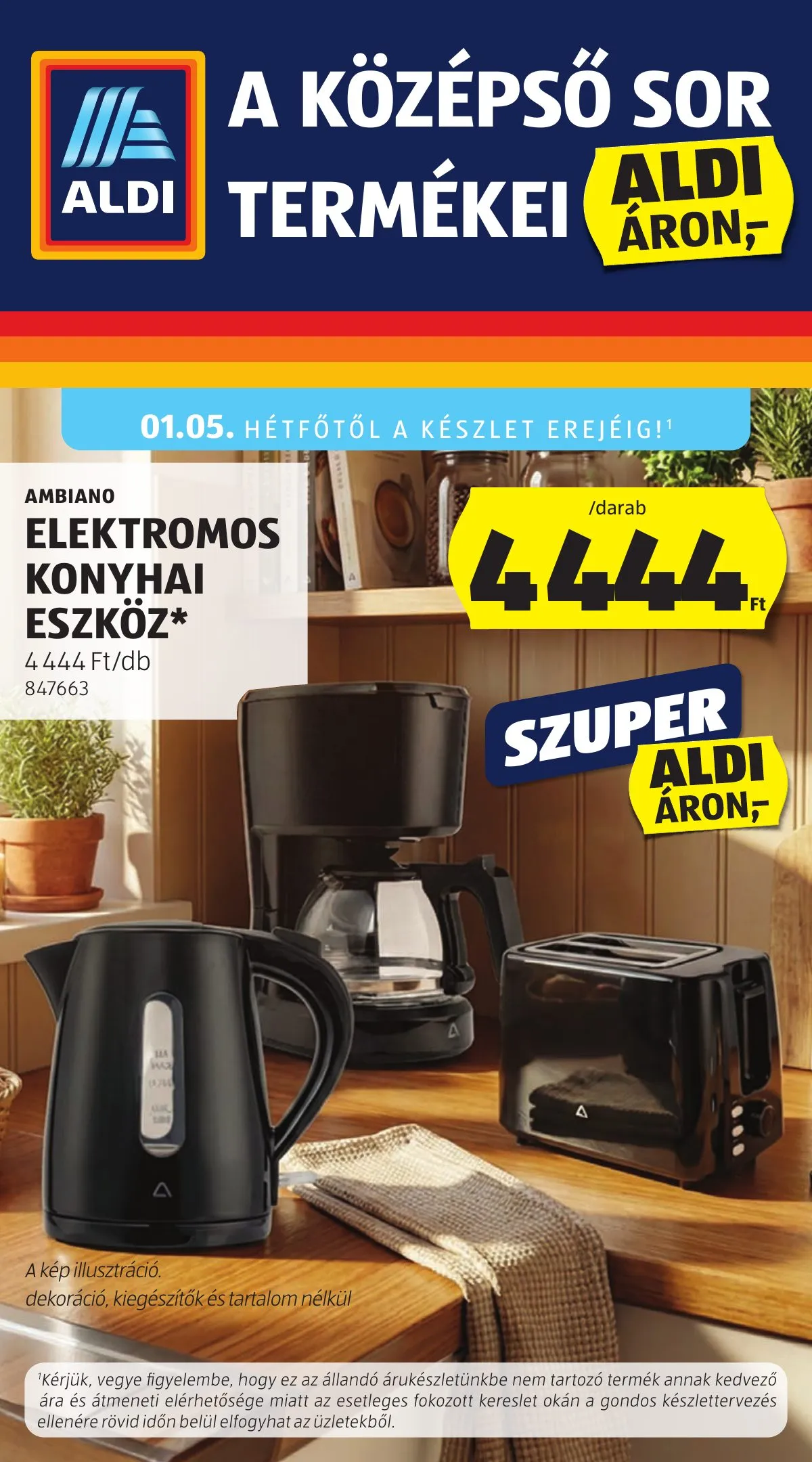 Aldi akciós újság Kozepso sor 01.02–01.02