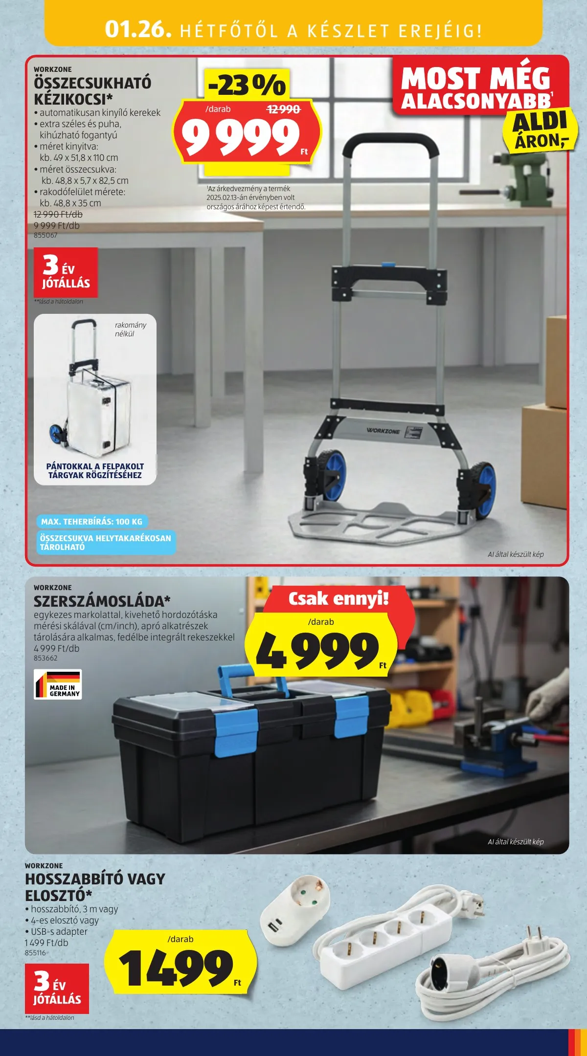 Aldi akciós újság Kozepso sor 01.22–01.22 – 19. oldal