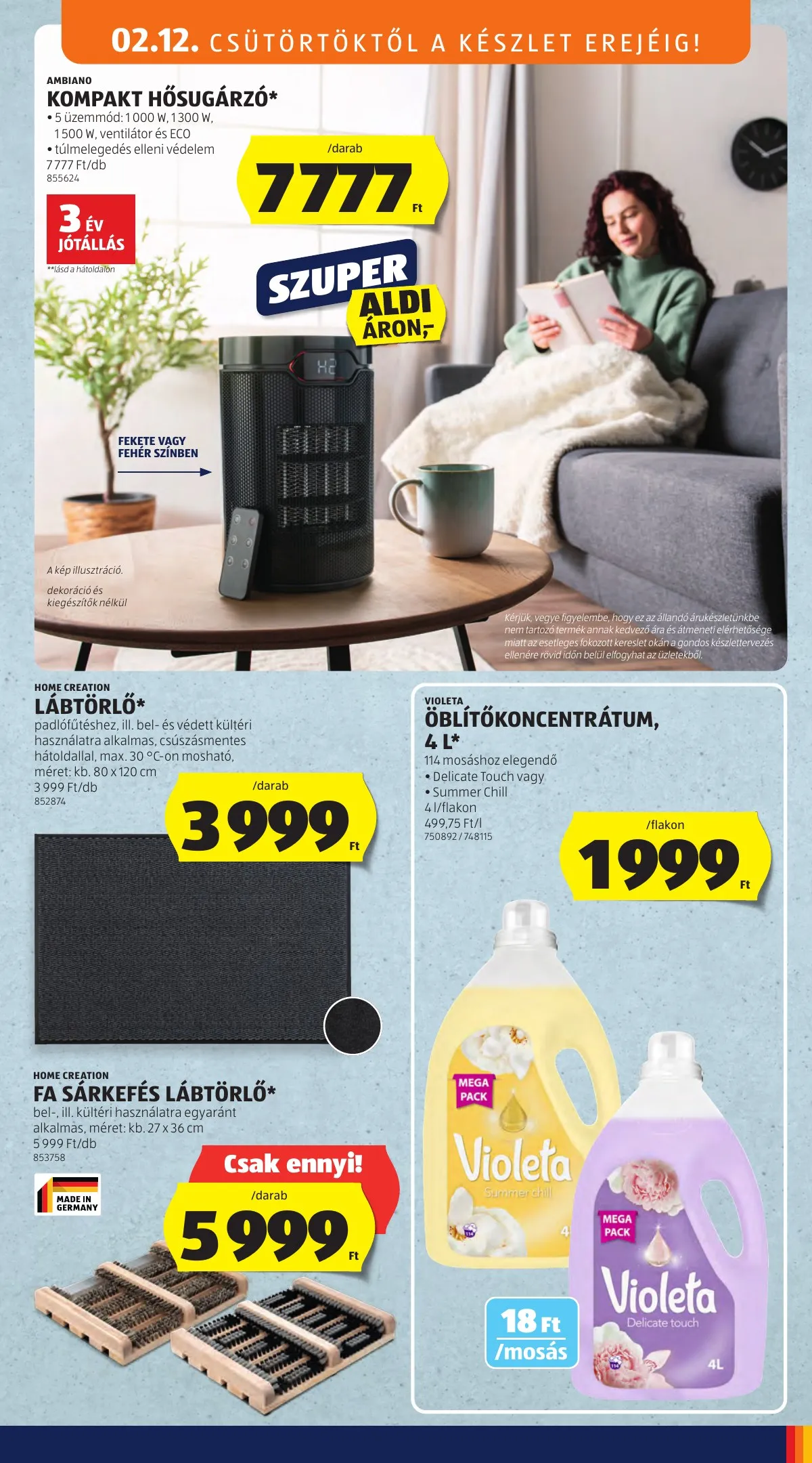 Aldi akciós újság Kozepso sor 02.12–02.12 – 3. oldal