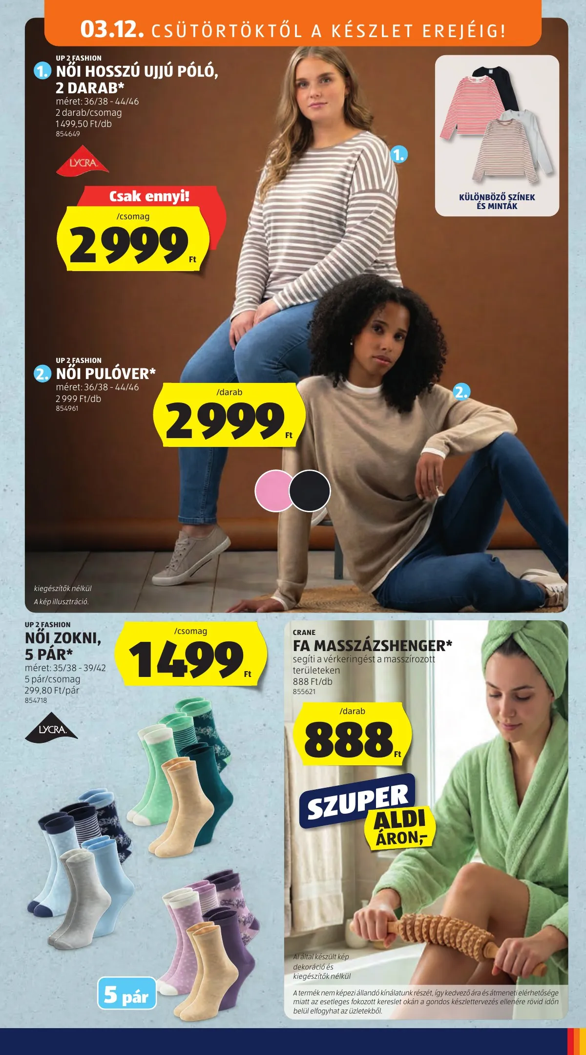 Aldi akciós újság Kozepso sor 03.12–03.12 – 3. oldal