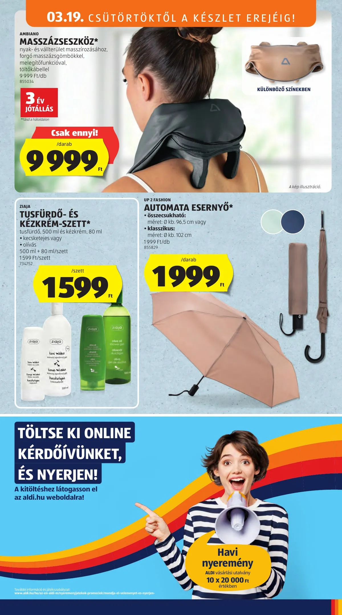 Aldi akciós újság Kozepso sor 03.19–03.19 – 3. oldal
