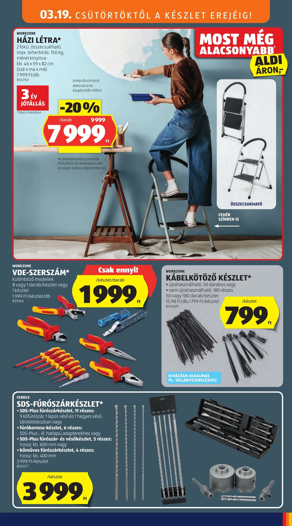 Aldi akciós újság Kozepso sor 03.19–03.19 – 9. oldal