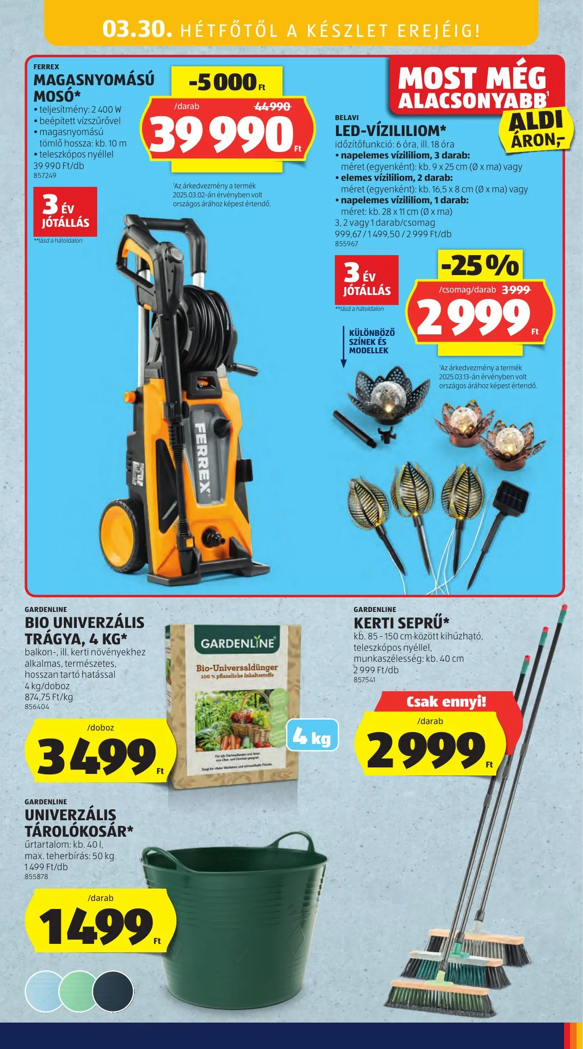 Aldi akciós újság Kozepso sor 03.26–03.26 – 23. oldal