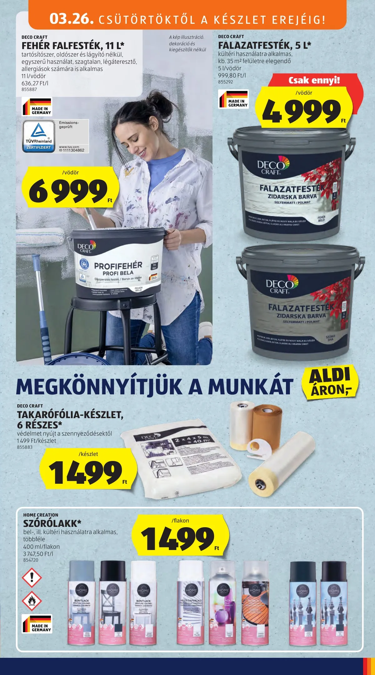 Aldi akciós újság Kozepso sor 03.26–03.26 – 3. oldal