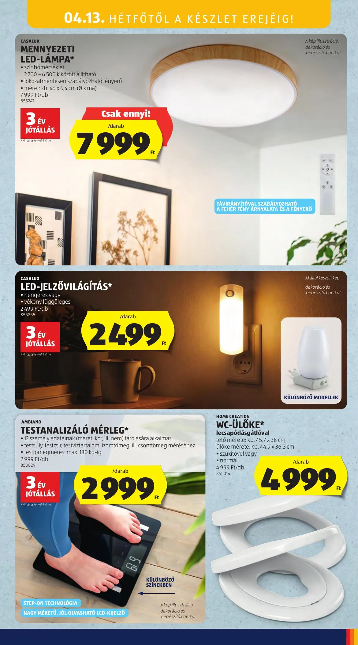 Aldi akciós újság Kozepso sor 04.09–04.09 – 13. oldal