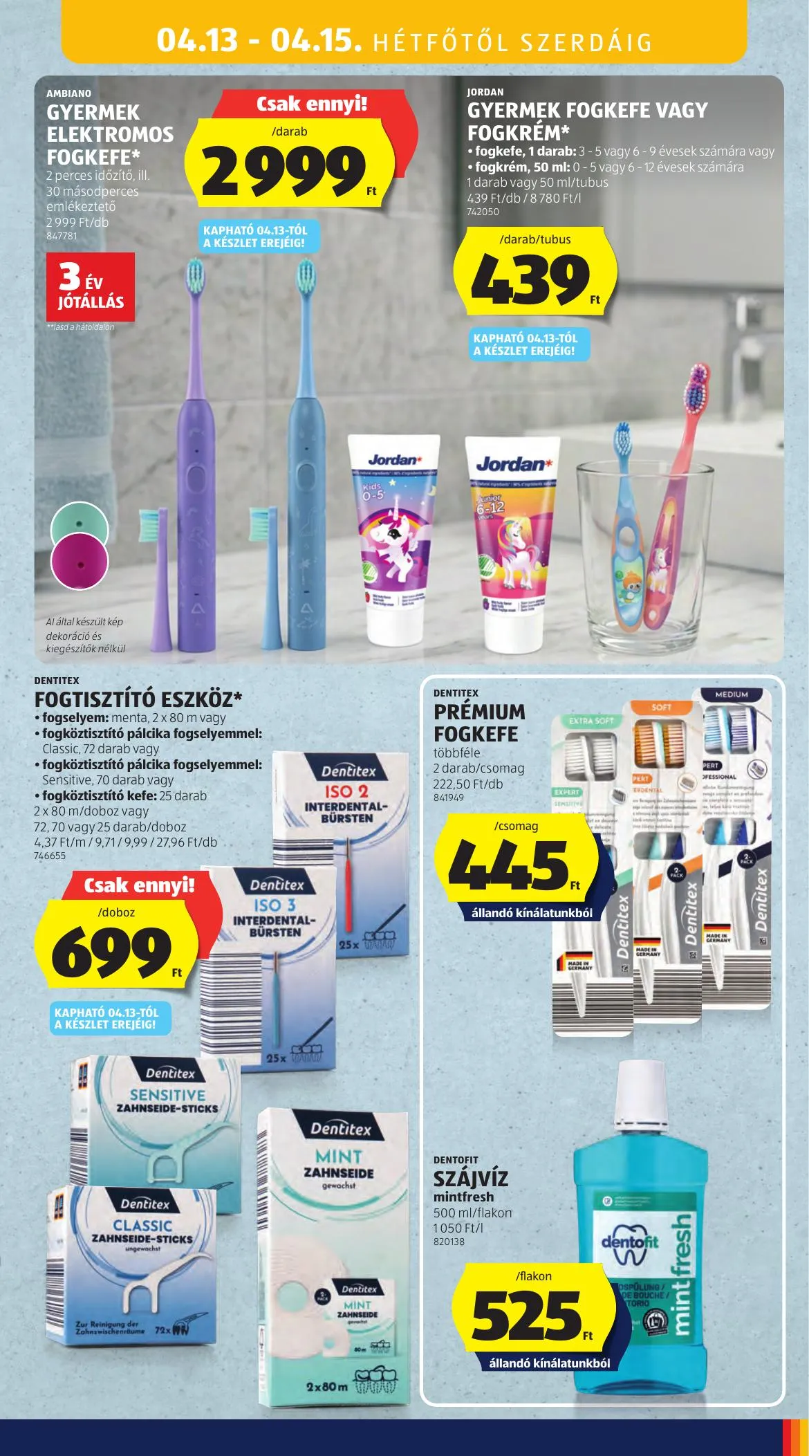 Aldi akciós újság Kozepso sor 04.09–04.09 – 15. oldal