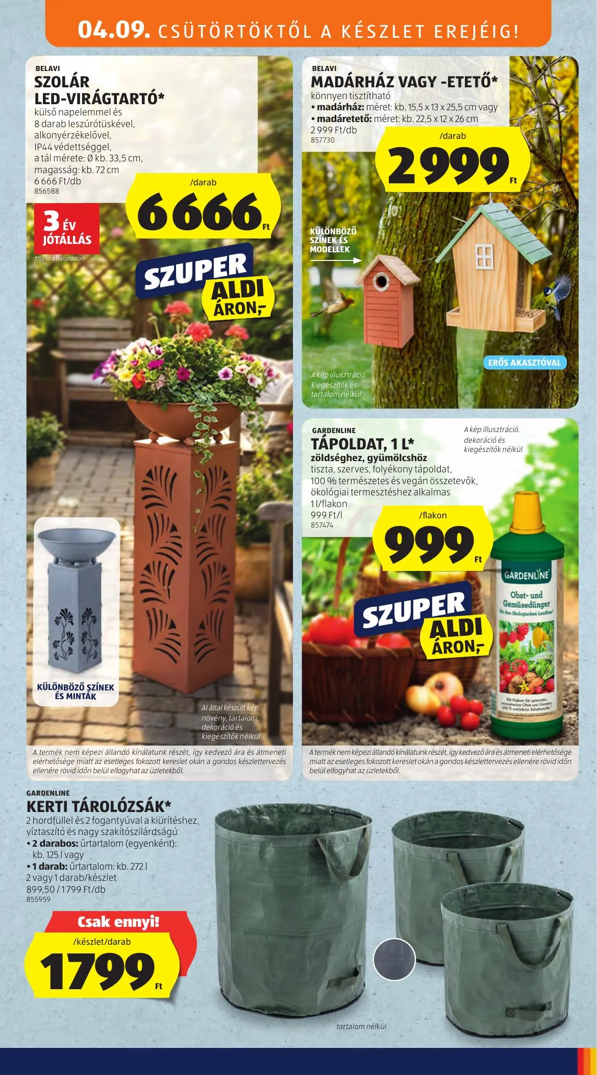 Aldi akciós újság Kozepso sor 04.09–04.09 – 3. oldal