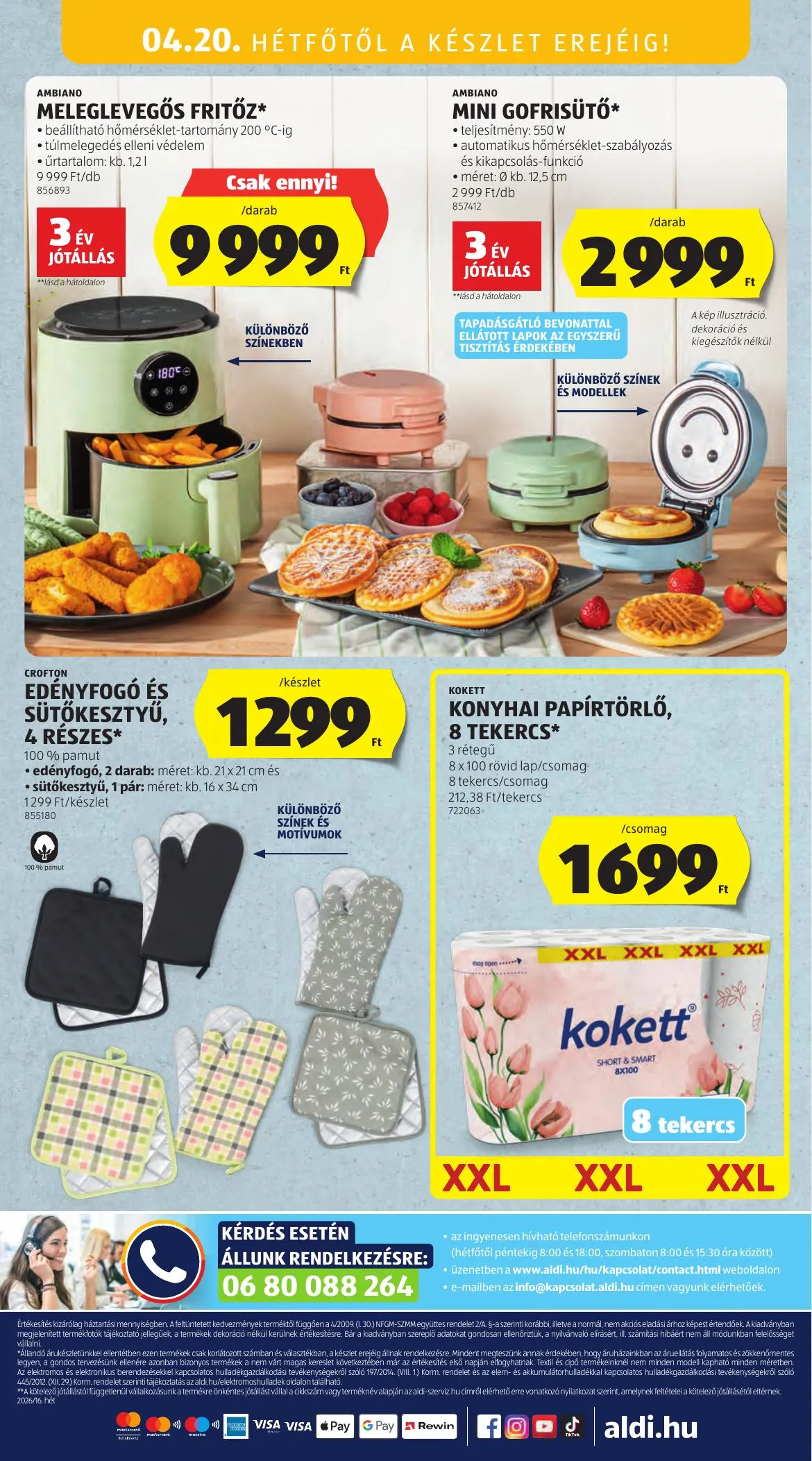 Aldi akciós újság Kozepso sor 04.16–04.16 – 20. oldal