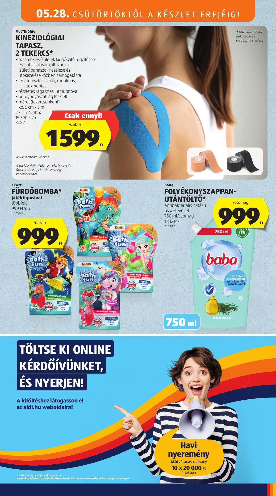 Aldi akciós újság Kozepso sor 05.28–05.28 – 3. oldal