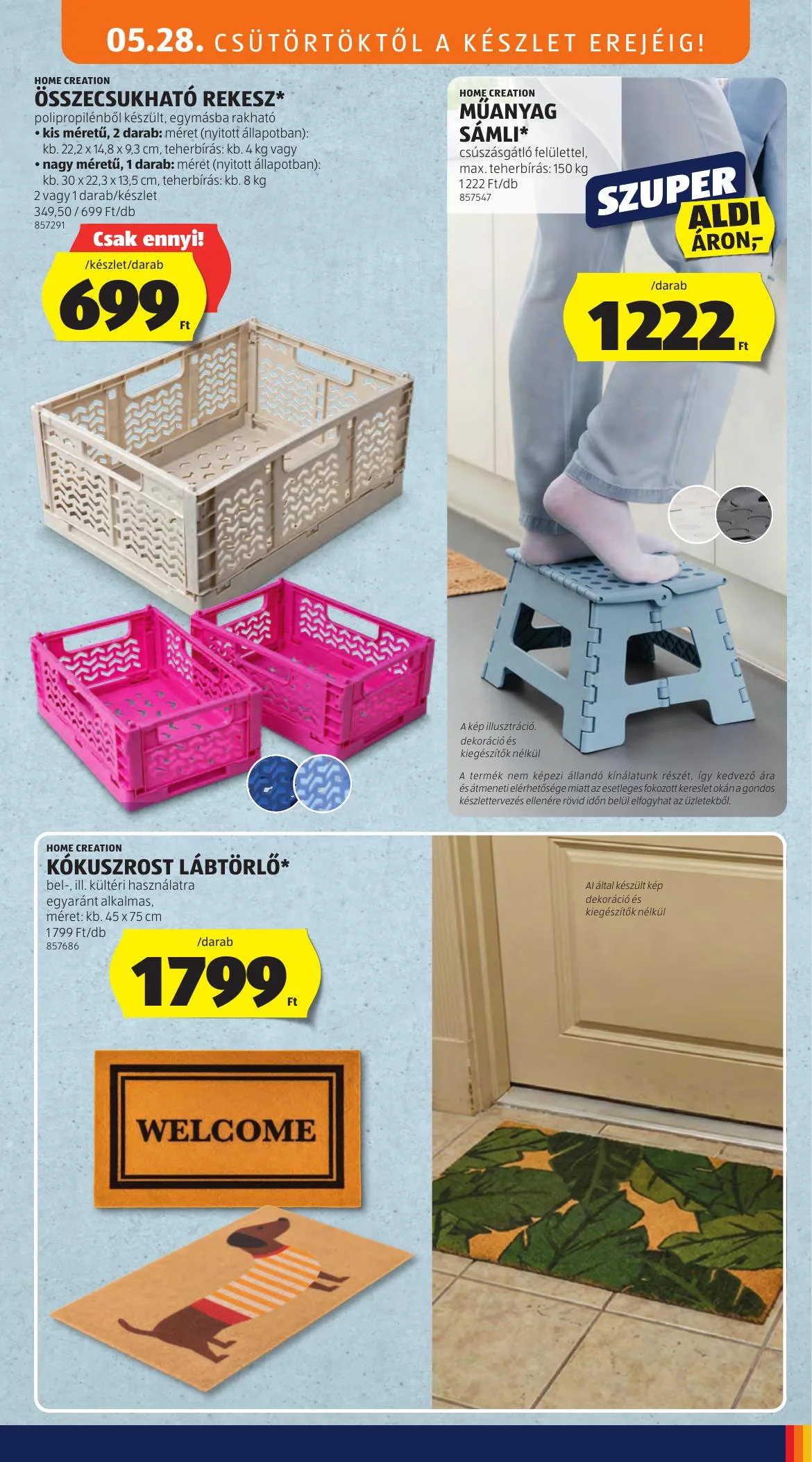 Aldi akciós újság Kozepso sor 05.28–05.28 – 5. oldal