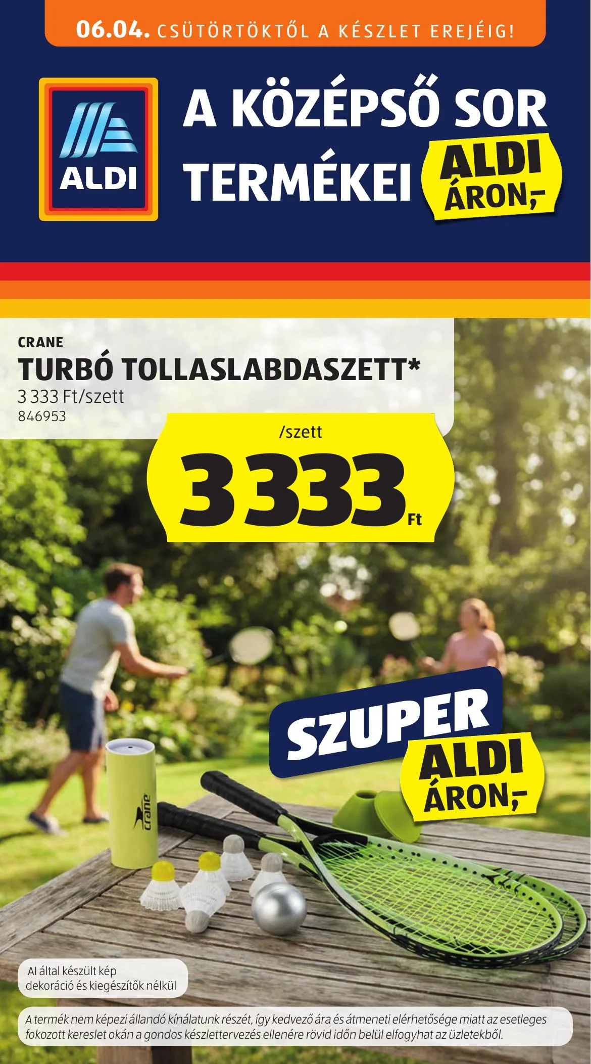 Aldi akciós újság Kozepso sor 06.04–06.04