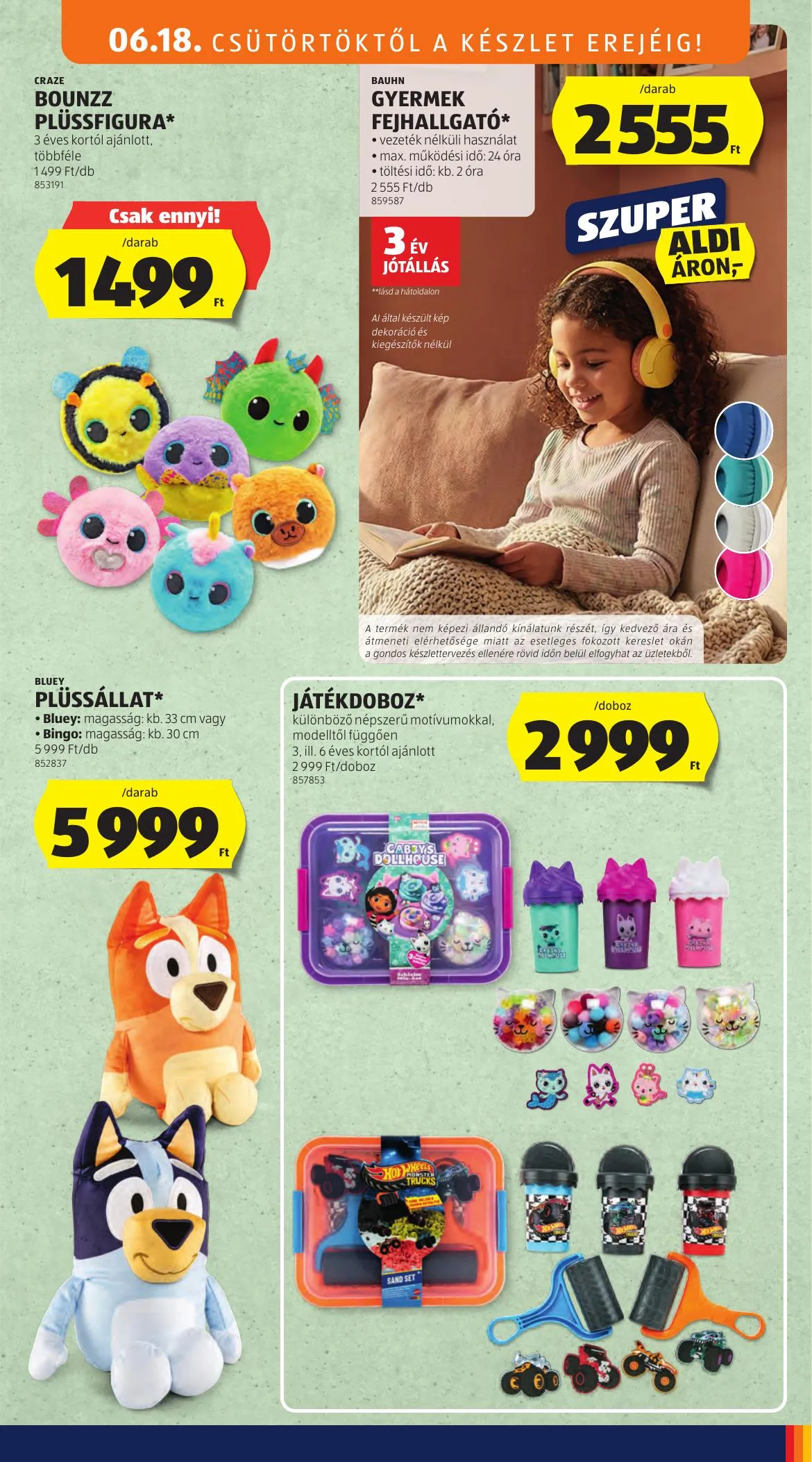 Aldi akciós újság Kozepso sor 06.18–06.18 – 3. oldal