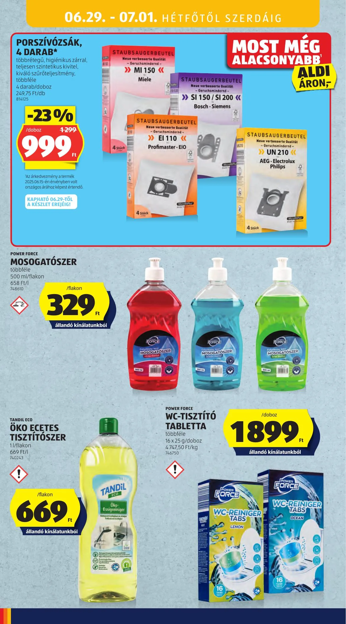 Aldi akciós újság Kozepso sor 06.25–06.25 – 14. oldal