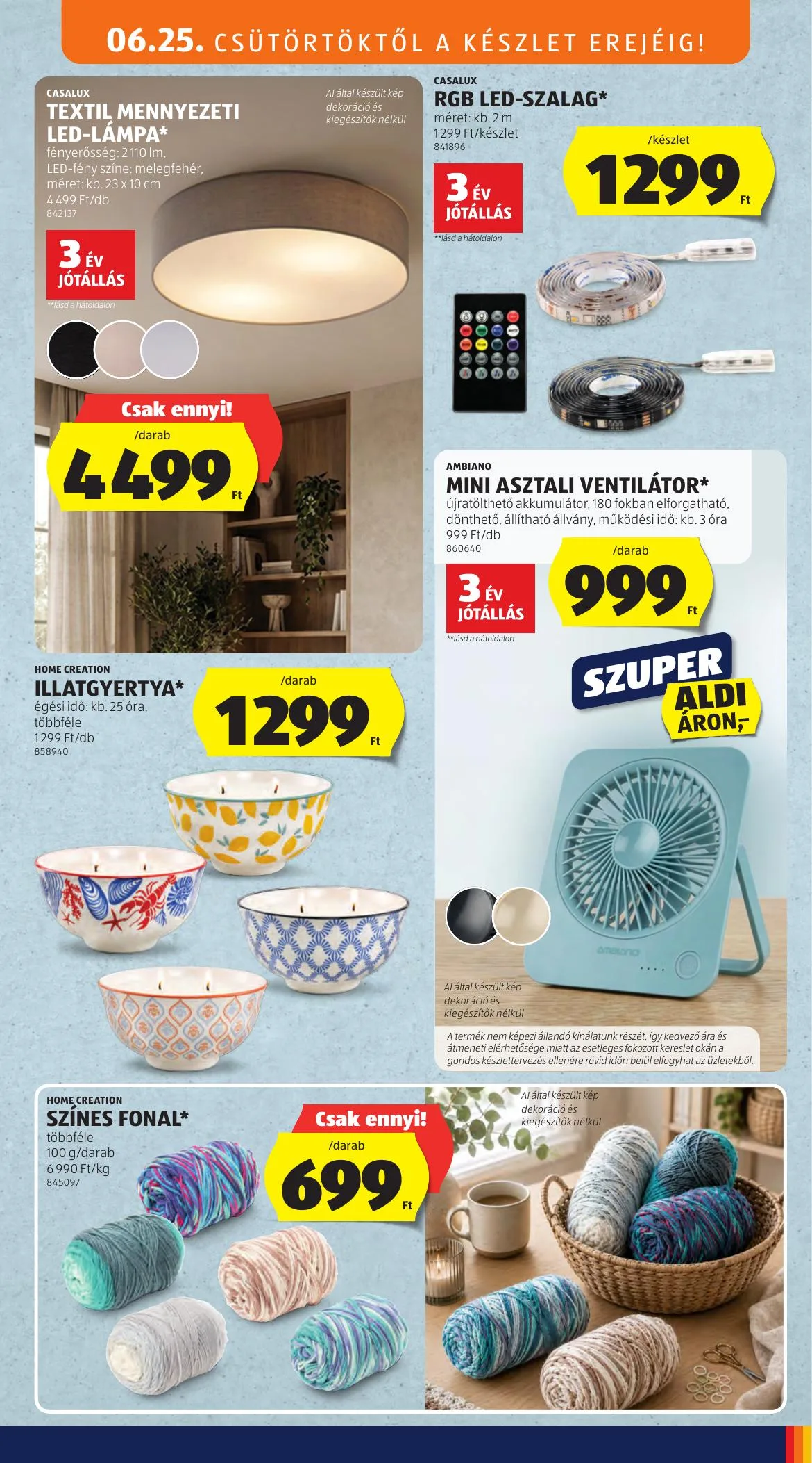 Aldi akciós újság Kozepso sor 06.25–06.25 – 3. oldal