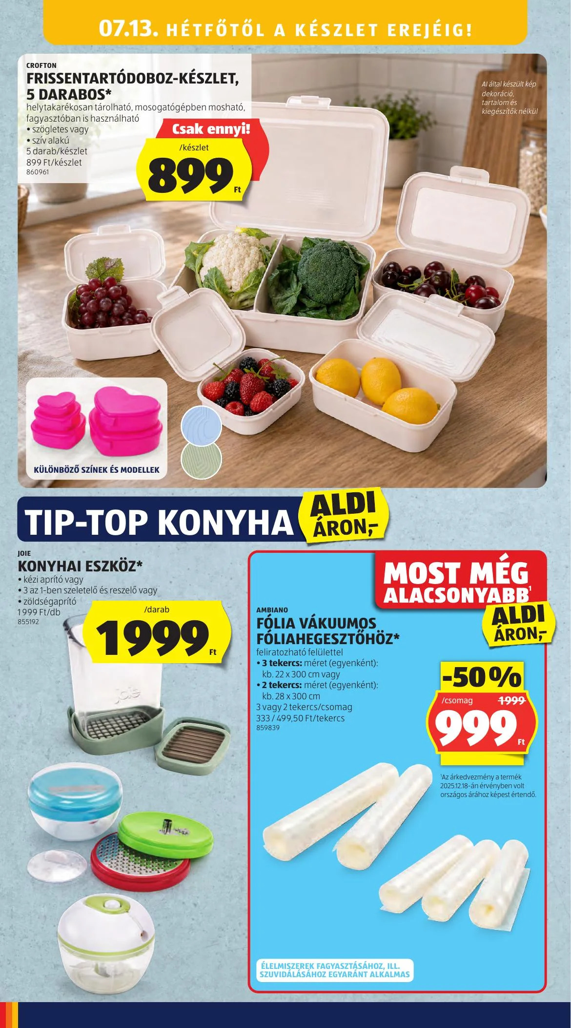Aldi akciós újság Kozepso sor 07.09–07.09 – 10. oldal