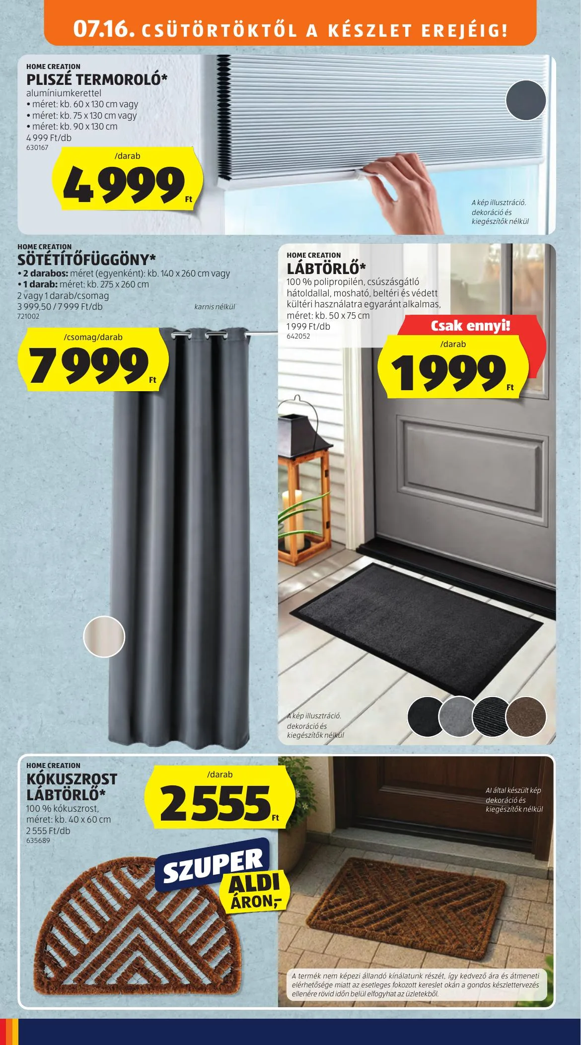 Aldi akciós újság Kozepso sor 07.16–07.16 – 6. oldal