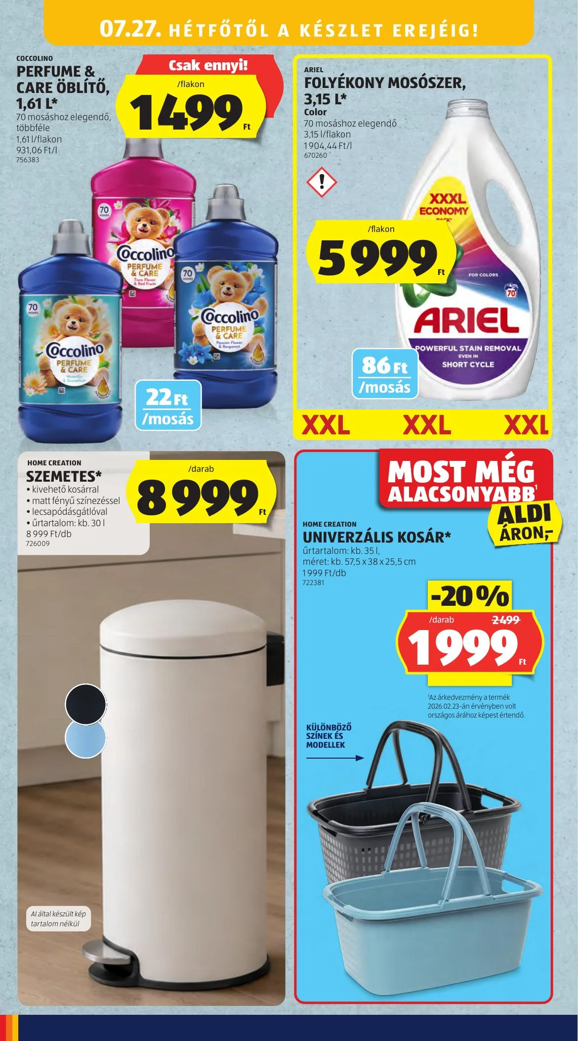 Aldi akciós újság Kozepso sor 07.23–07.23 – 18. oldal